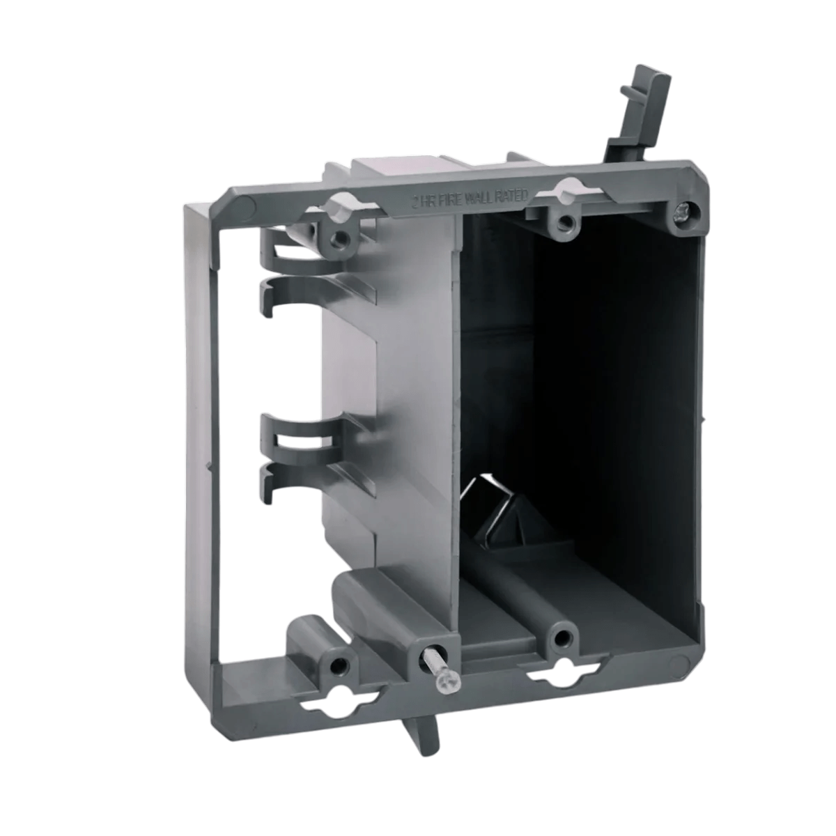 Malibu MapleBox™ LVB2 - DV Non - Metallic Two - Gang Old Work Dual - Voltage Bracket Box, 18 Cubic - Sonic Electric