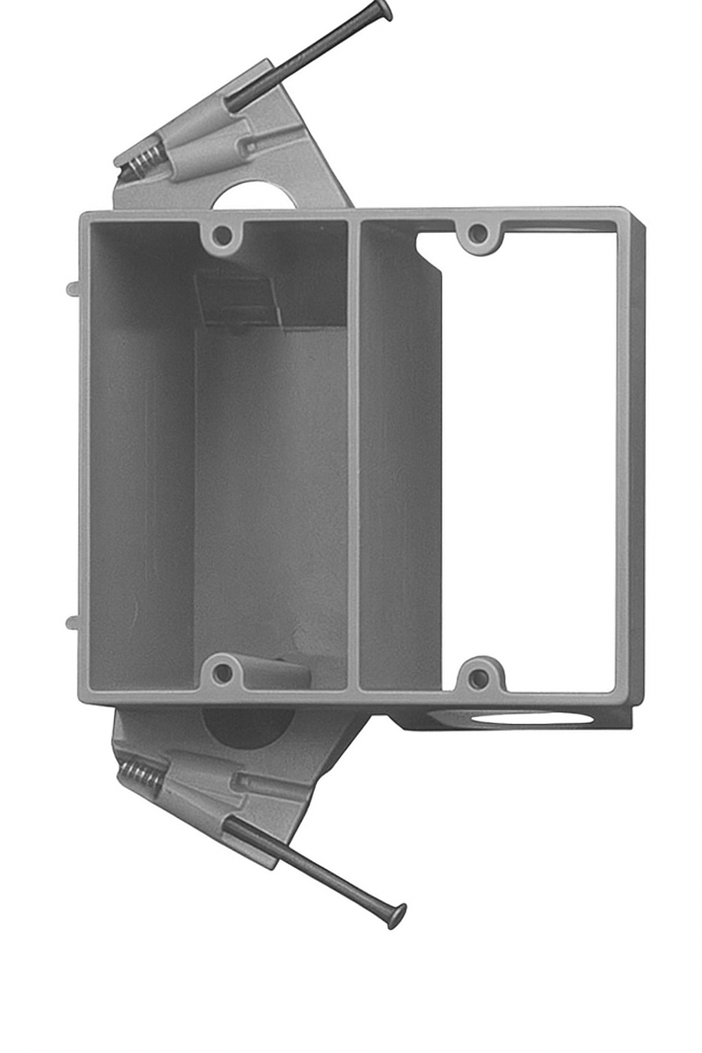 Malibu MapleBox™ LVB2 - DVN Two - Gang Non - Metallic Dual - Voltage Mounting Bracket Box, 18 Cubic - Sonic Electric