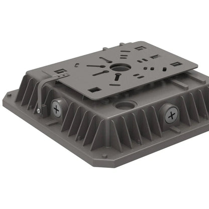 Malibu PowerArc™ 100W Sensor Ready Selectable Wattage and Color CCT LED Garage/Canopy Light - Bronze/White Finish (5 - pack) - Sonic Electric