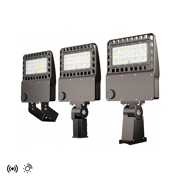 Malibu PowerFlow™ 480V 150W Selectable Wattage High Voltage LED Shoebox Area Light - Daylight, 5000K - Sonic Electric