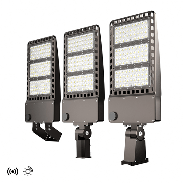 Malibu PowerFlow™ 480V 300W Selectable Wattage High Voltage LED Shoebox Area Light - Daylight, 5000K - Sonic Electric