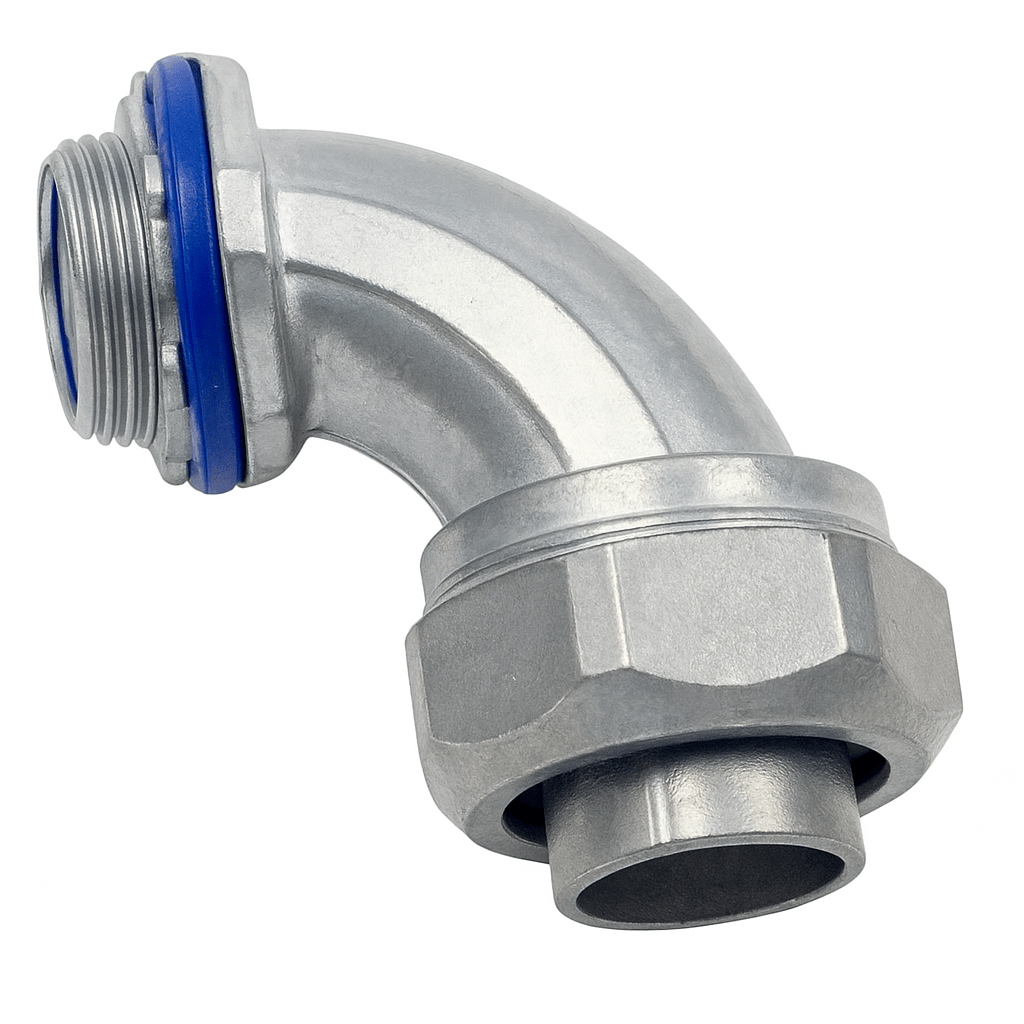 Malibu PowerSeal™ MLT90 - 400 4" Metallic Liquid Tight 90° Connector - Sonic Electric