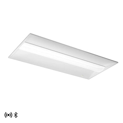Malibu SkyFall™ 2x4" Motion & Bluetooth Ready LED Troffer Light - 30W–72W & 5CCT Selectable (4 - pack) - Sonic Electric