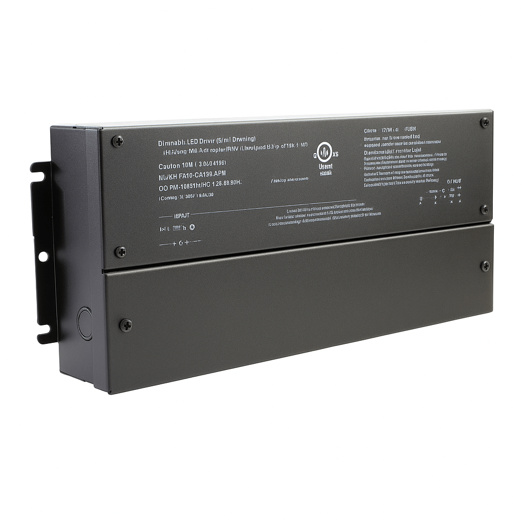 Malibu Stardust™ M5 - 200W - 24V 24V 200W Class 2 Multi - Channel 5 - in - 1 Dimmable Junction Box LED Driver - Sonic Electric