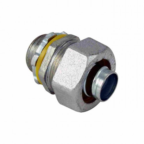 Orbit MLT-350 Liquidtight Connector, Malleable Iron, Straight, 3-1/2"