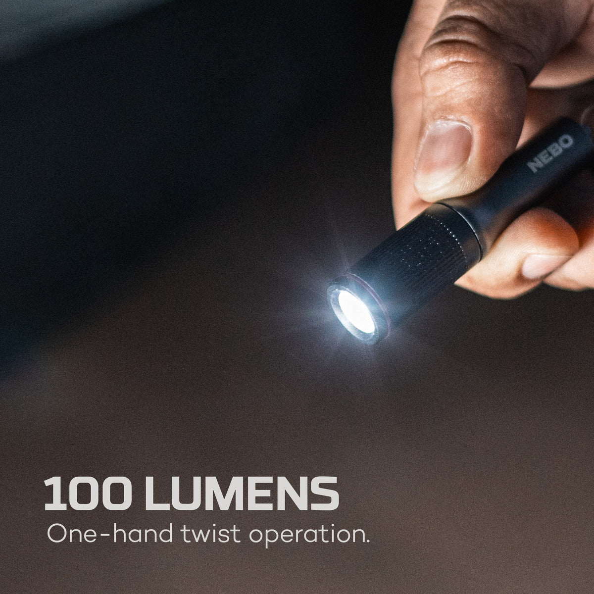 Compact 100 Lumen Flashlight Keychain