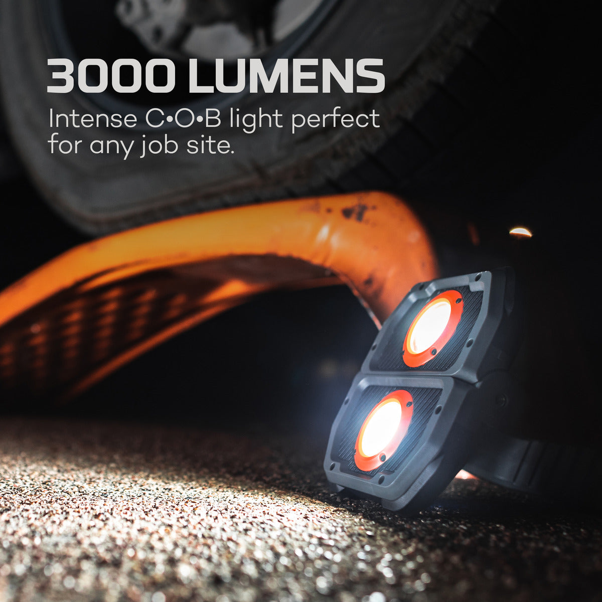 Omni 3000 Lumens Multi-Directional Rechargeable Work Light & Power Bank