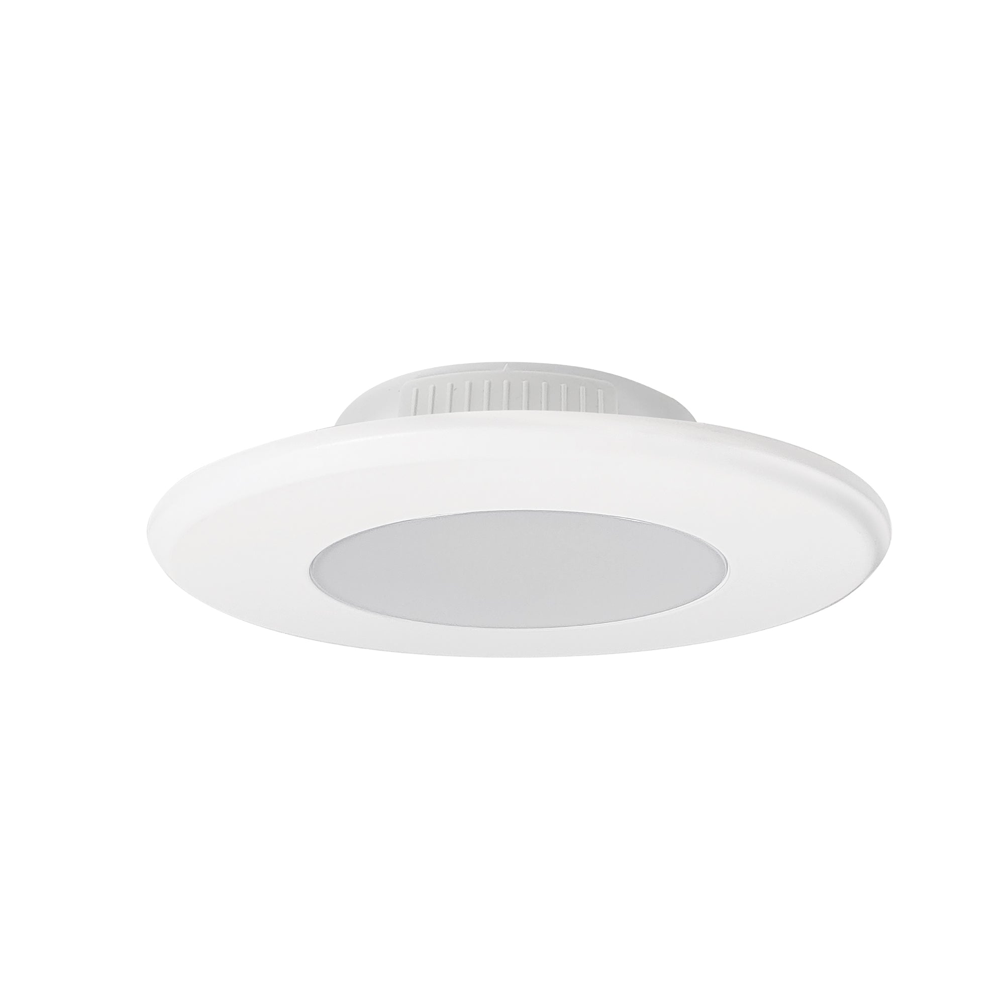Nora Lighting c 4" Slim LED Surface Mount, 800lm / 11W, Selectable CCT, Matte Powder White Finish - Sonic Electric