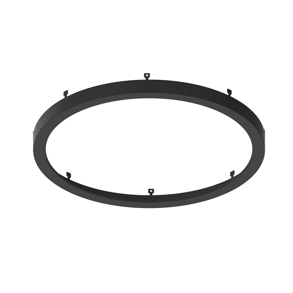 Nora Lighting NELO - 12RB 12" Decorative Metal Ring for NELO - 12RTWMPW, Black Finish - Sonic Electric