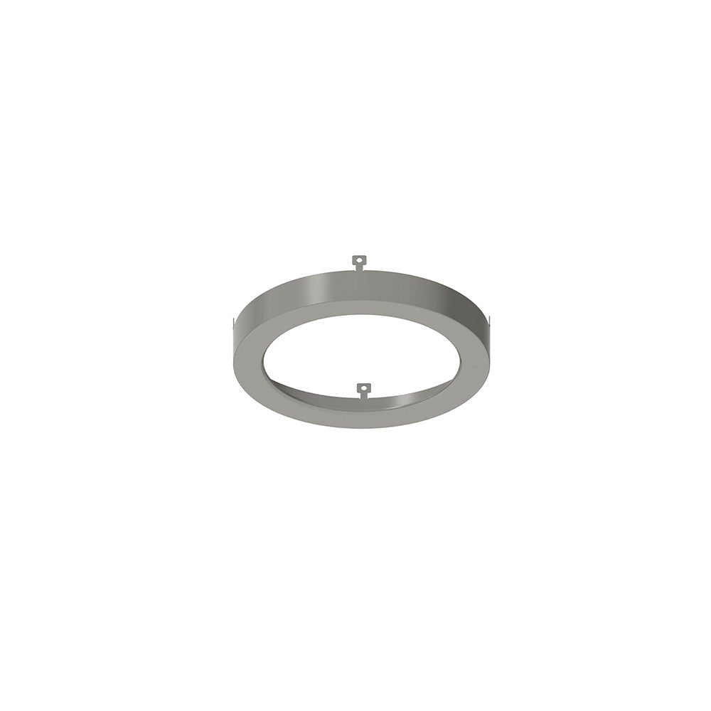 Nora Lighting NELO - 4RBN 4" Decorative Metal Ring for NELO - 4RTWMPW, Brushed Nickel Finish - Sonic Electric