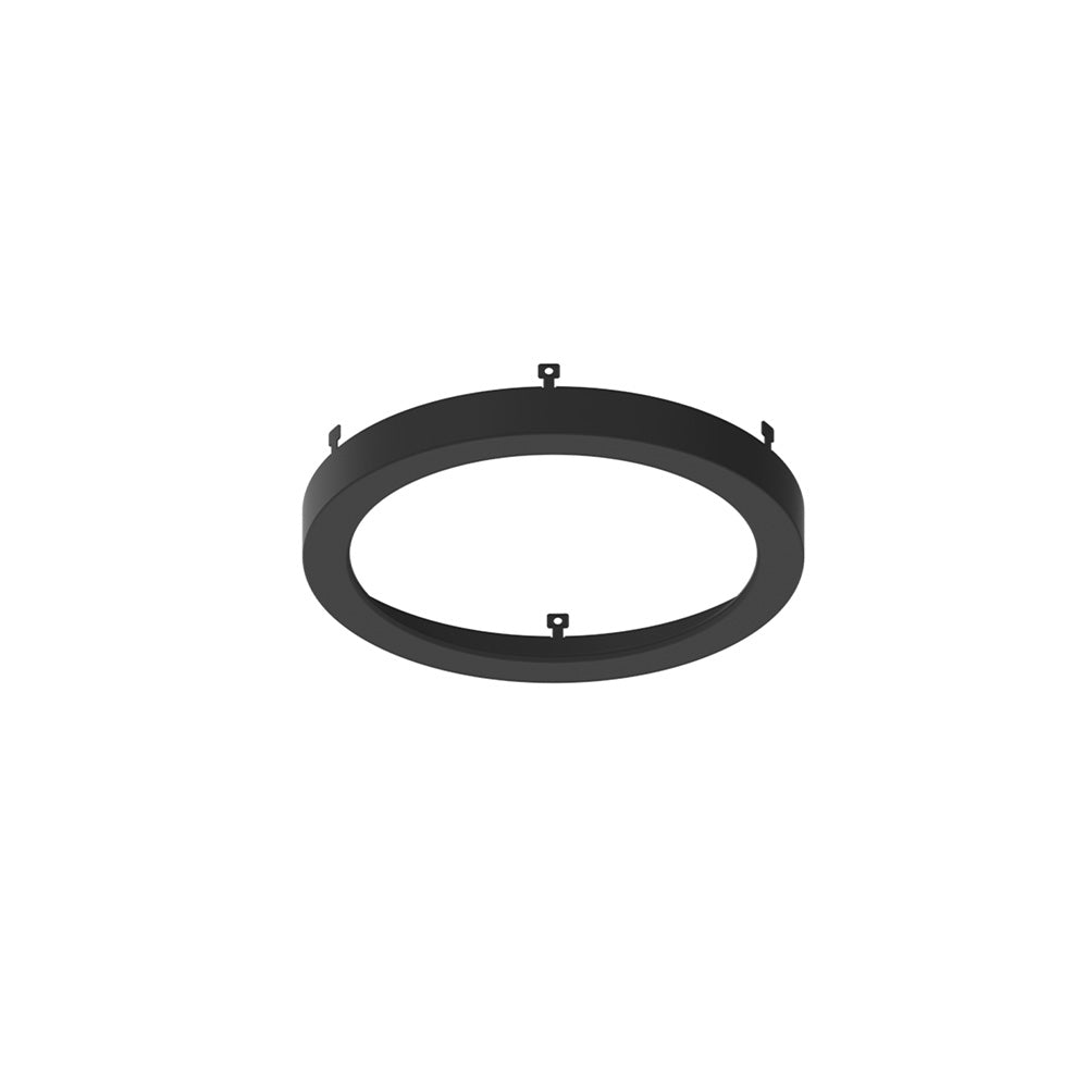 Nora Lighting NELO - 6RB 6" Decorative Metal Ring for NELO - 6RTWMPW, Black Finish - Sonic Electric