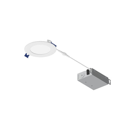 Nora Lighting NFLAT - R4TW 4" FLAT Non - Metallic LED Downlight (27K/30K/35K/40K/50K), 700 lumens - Sonic Electric