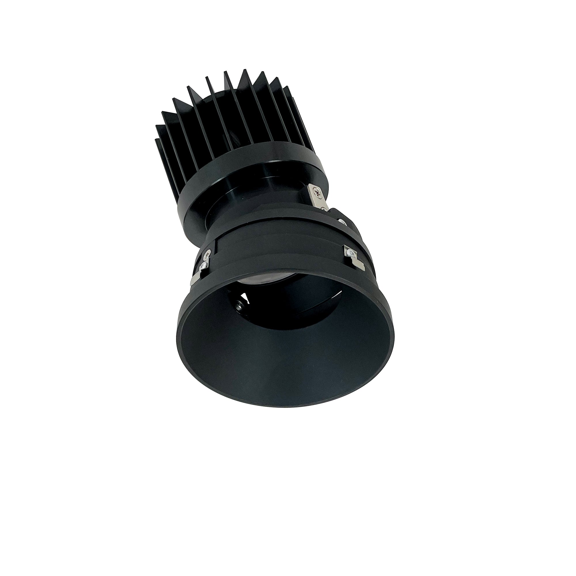 Nora Lighting NIO - 4PRTLACDXBB/HL 4" Iolite PLUS Round Trimless Adjustable, 1500lm/2000lm (varies by housing), Comfort Dim, Black Finish - Sonic Electric