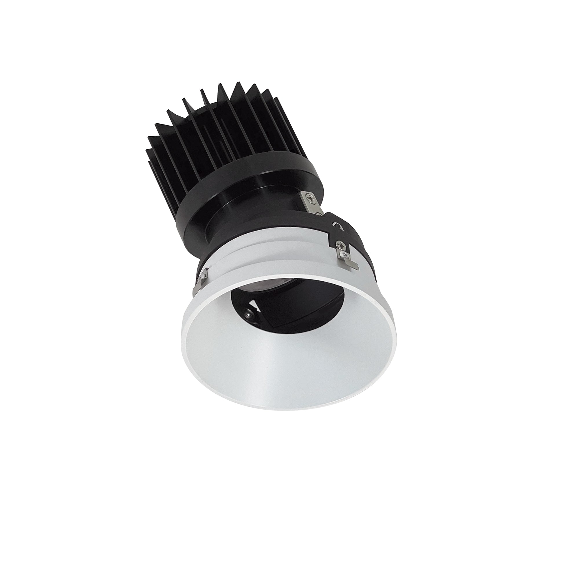 Nora Lighting NIO - 4PRTLACDXWW/HL 4" Iolite PLUS Round Trimless Adjustable, 1500lm/2000lm (varies by housing), Comfort Dim, White Finish - Sonic Electric