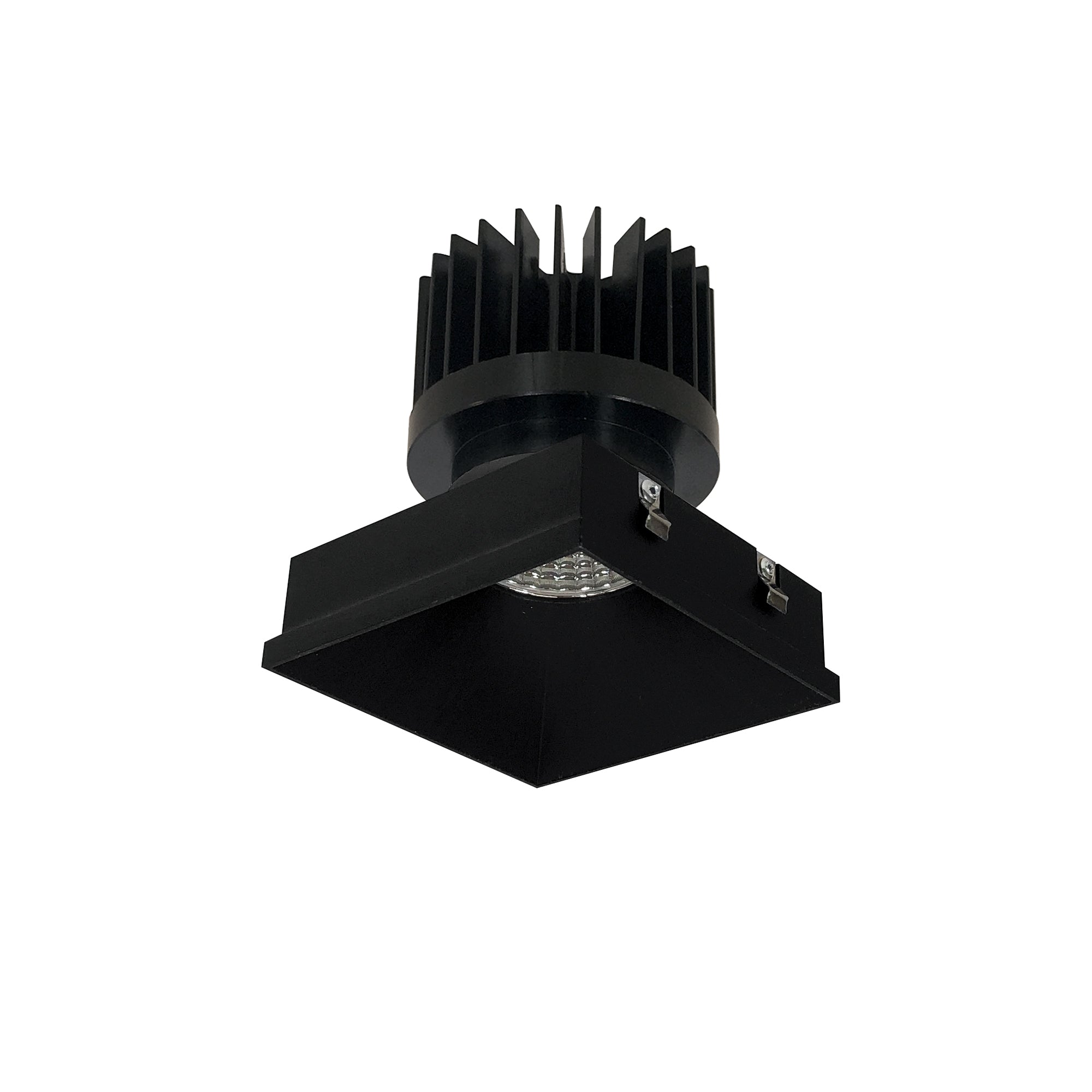 Nora Lighting NIO - 4PSTLNDCCDXBB/HL 4" Iolite PLUS Square Trimless Downlight, 1500lm/2000lm/2500lm (varies by housing), Comfort Dim, Black Finish - Sonic Electric