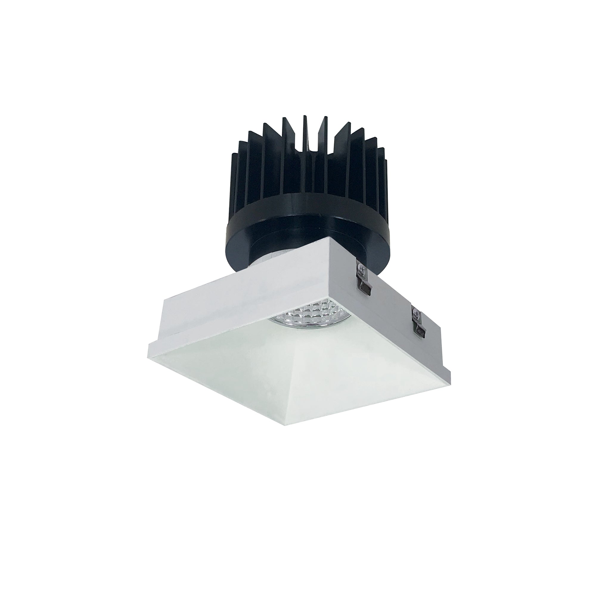 Nora Lighting NIO - 4PSTLNDCCDXWW/HL 4" Iolite PLUS Square Trimless Downlight, 1500lm/2000lm/2500lm (varies by housing), Comfort Dim, White Finish - Sonic Electric