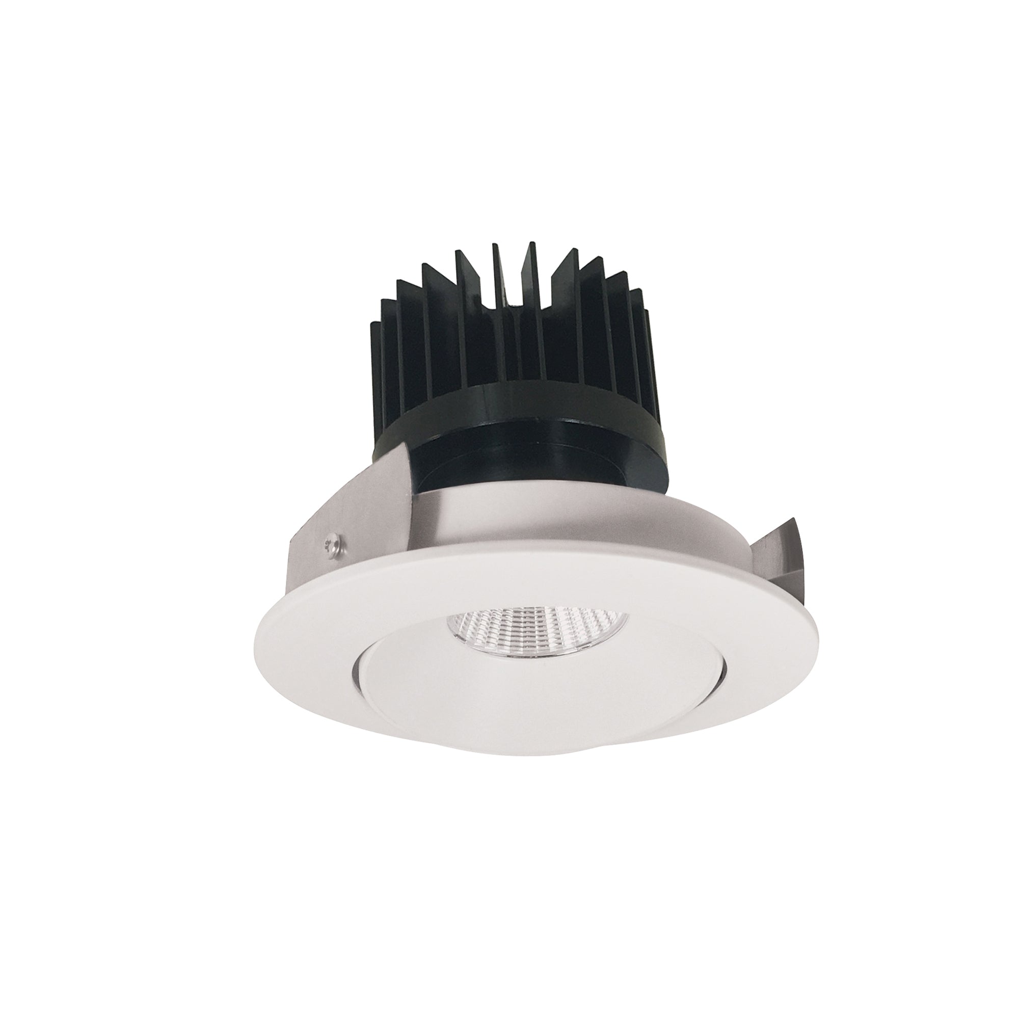 Nora Lighting NIO - 4RCCDXWW/HL 4" Iolite LED Round Adjustable Cone Reflector, 1500lm/2000lm/2500lm (varies by housing), Comfort Dim, White Reflector / White Flange - Sonic Electric
