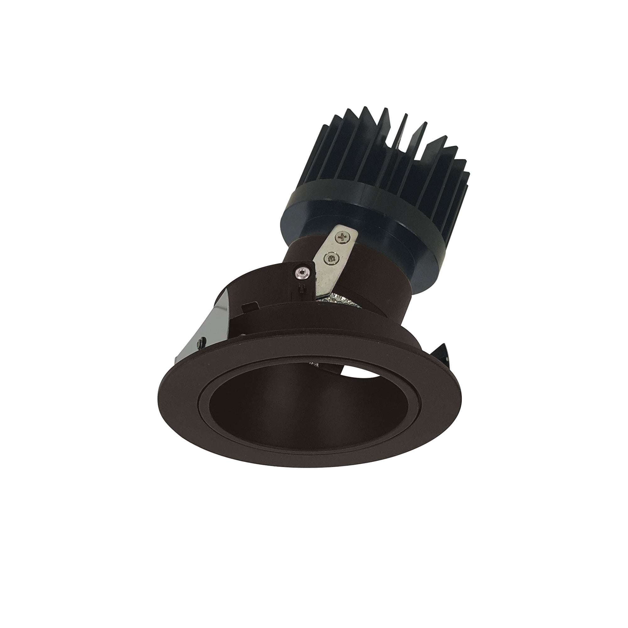 Nora Lighting NIO - 4RDCDXBZ/HL 4" Iolite LED Round Adjustable Deep Reflector, 1500lm/2000lm (varies by housing), Comfort Dim, Bronze Reflector / Bronze Flange - Sonic Electric