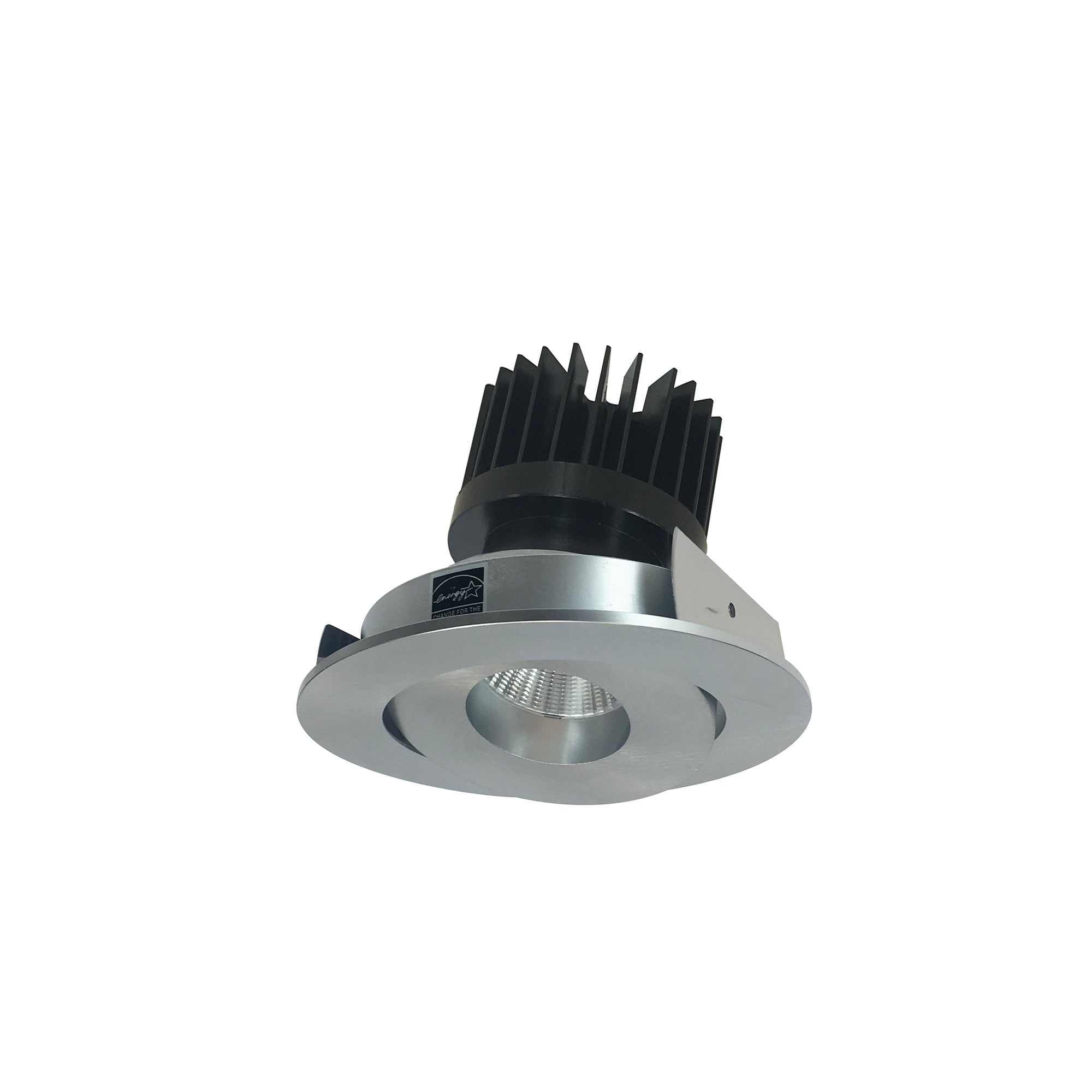 Nora Lighting NIO - 4RGCDXNN/HL 4" Iolite LED Round Adjustable Gimbal, 1500lm/2000lm/2500lm (varies by housing), Comfort Dim, Natural Metal Finish - Sonic Electric