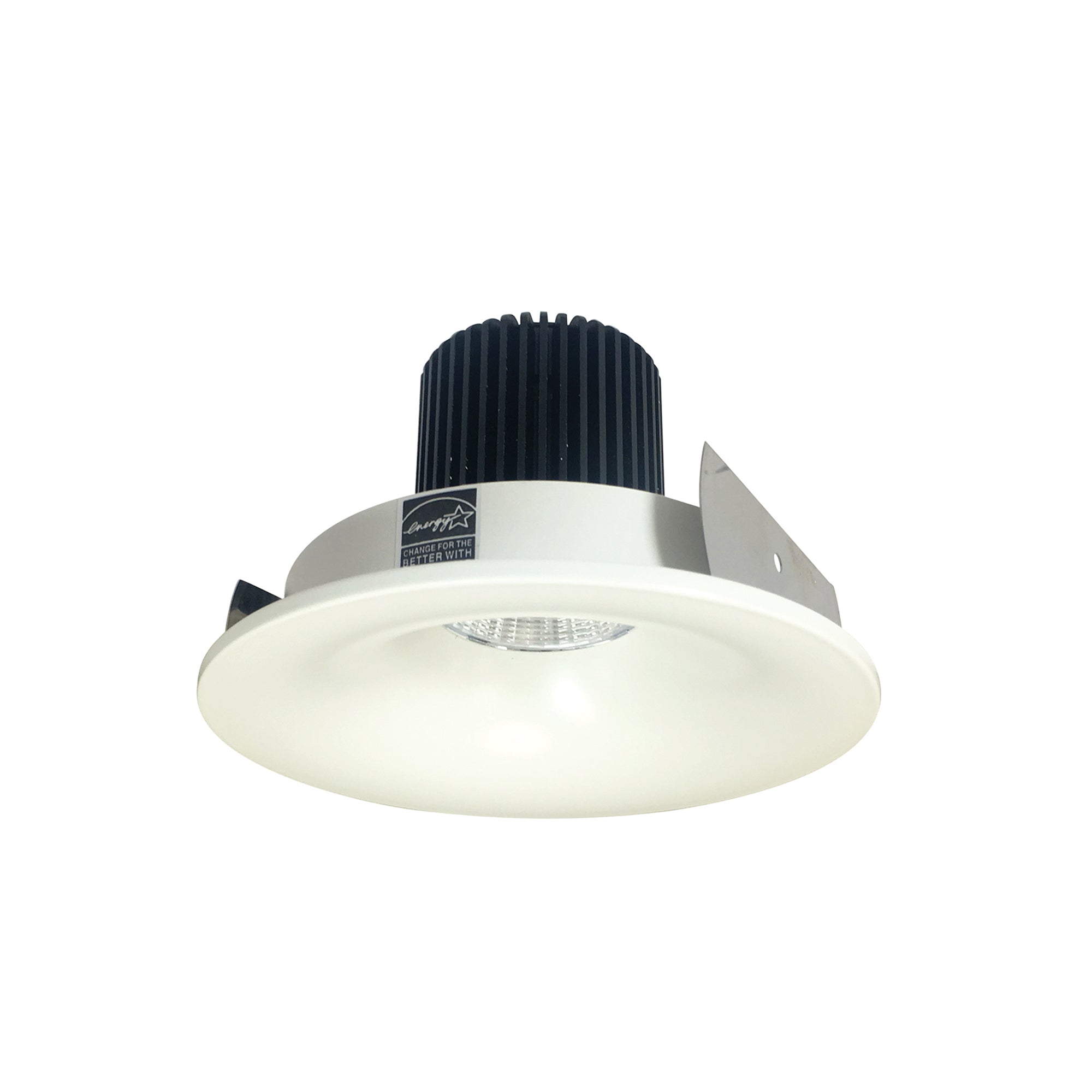 Nora Lighting NIO - 4RNB30XWW/10 4" Iolite LED Round Bullnose, 1000lm / 14W, 3000K - White - Sonic Electric