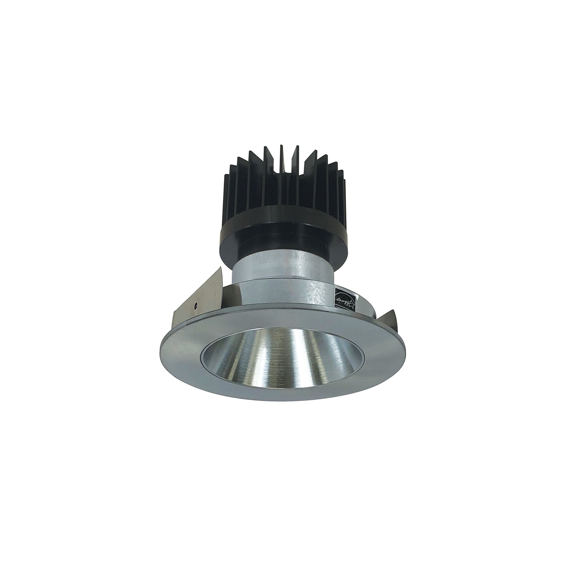 Nora Lighting NIO - 4RNDC35XNN/HL 4" Iolite LED Round Reflector, 1500lm/2000lm/2500lm (varies by housing), 3500K - Natural Metal Reflector / Natural Metal Flange - Sonic Electric