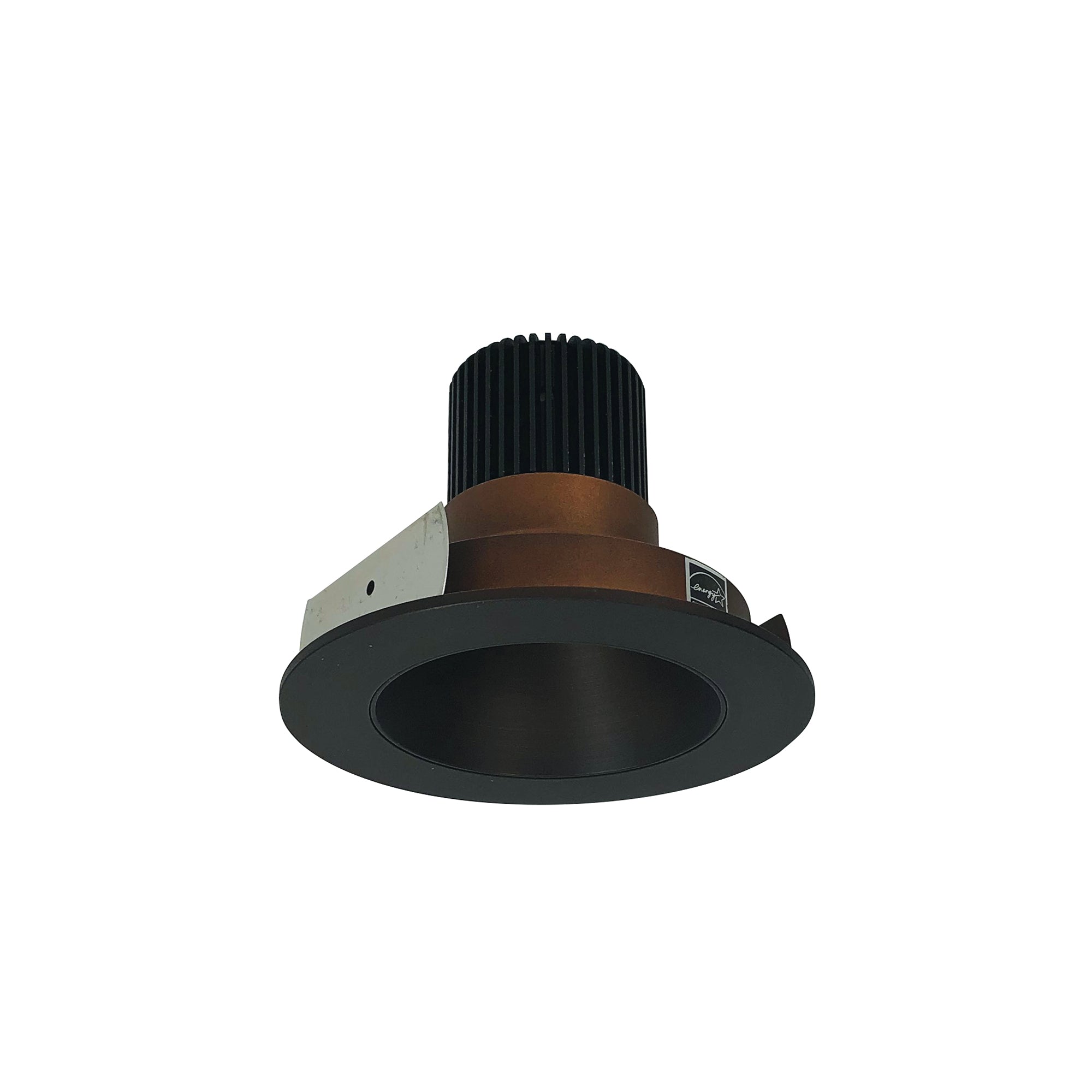 Nora Lighting NIO - 4RNDC50XBZ/10 4" Iolite LED Round Reflector, 1000lm / 14W, 5000K - Bronze Reflector / Bronze Flange - Sonic Electric