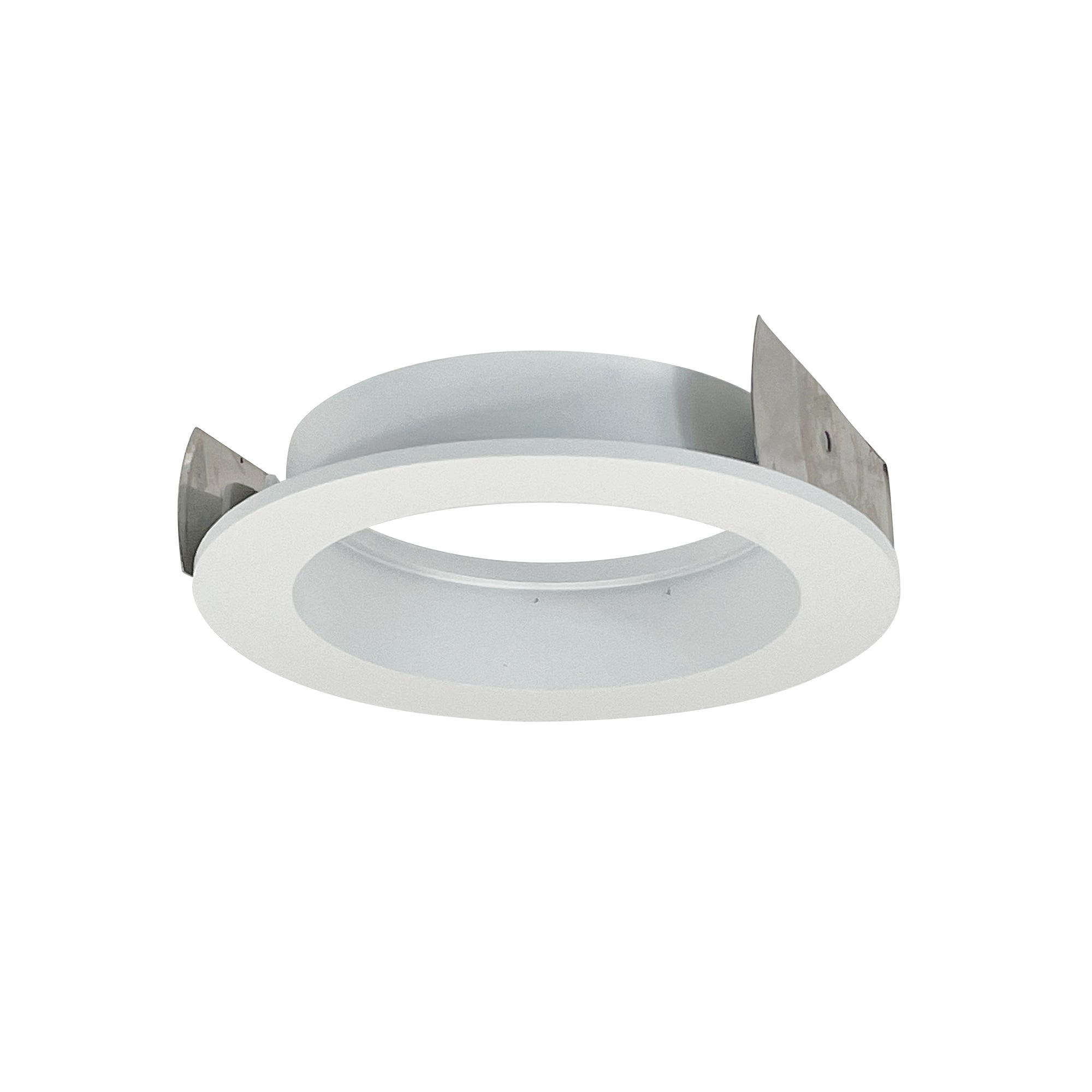 Nora Lighting NIO - 4RTFAMPW 4" Iolite Trimless to Flanged Converter Accessory - Matte Powder White - Sonic Electric
