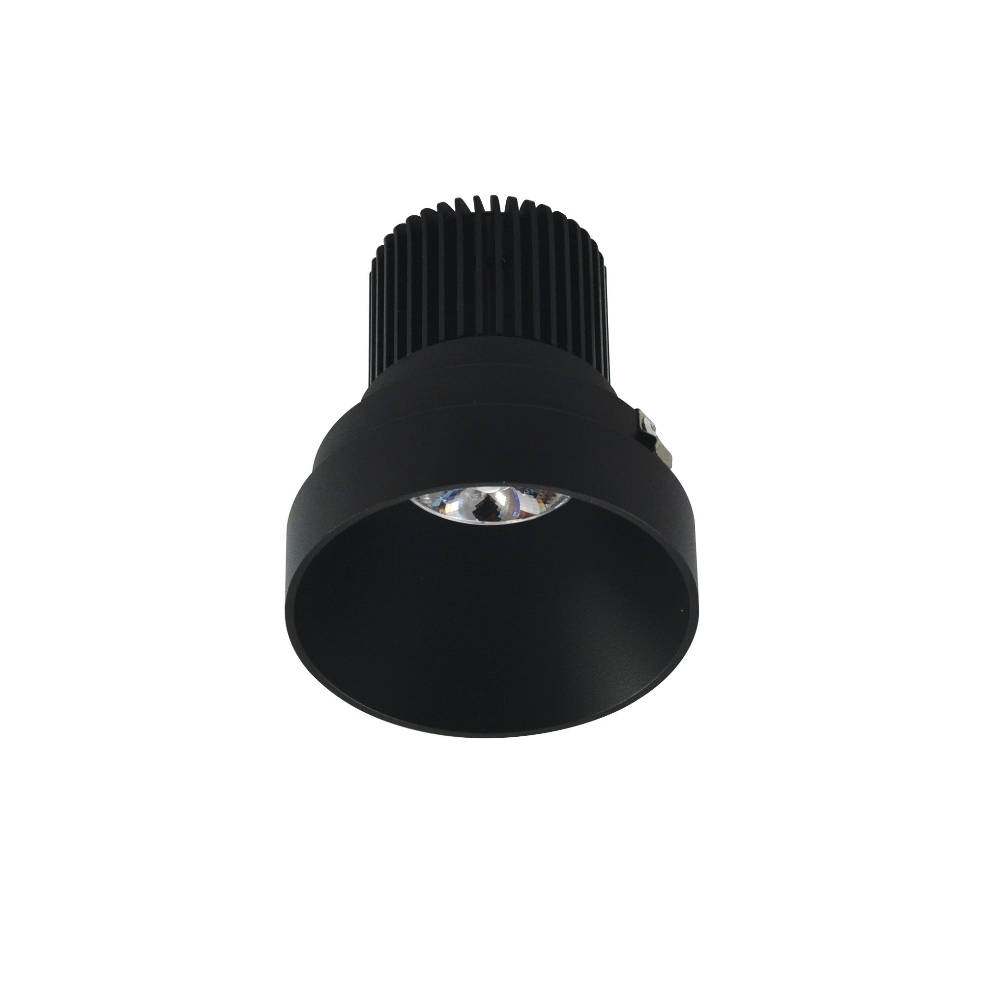 Nora Lighting NIO - 4RTLNDC35QBB 4" Iolite LED Round Trimless Downlight, 10 - Degree Optic, 800lm / 12W, 3500K - Black - Sonic Electric