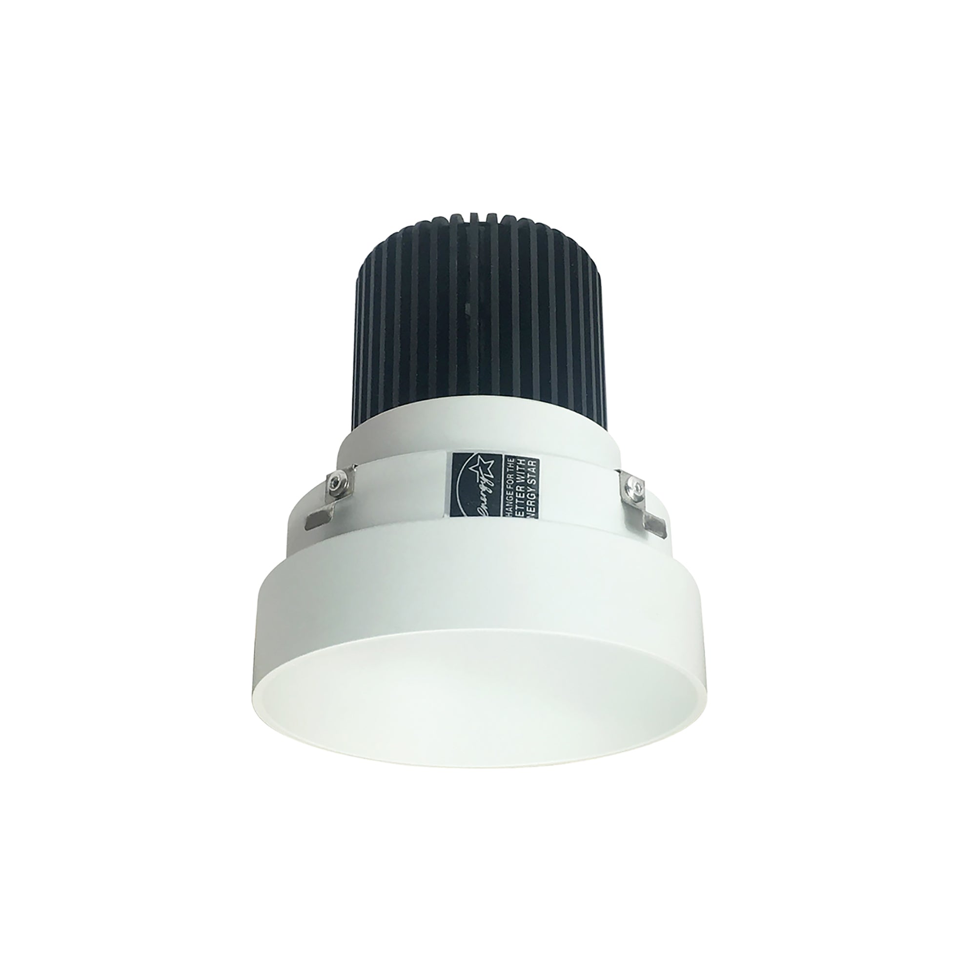 Nora Lighting NIO - 4RTLNDC35QMPW 4" Iolite LED Round Trimless Downlight, 10 - Degree Optic, 800lm / 12W, 3500K - Matte Powder White - Sonic Electric