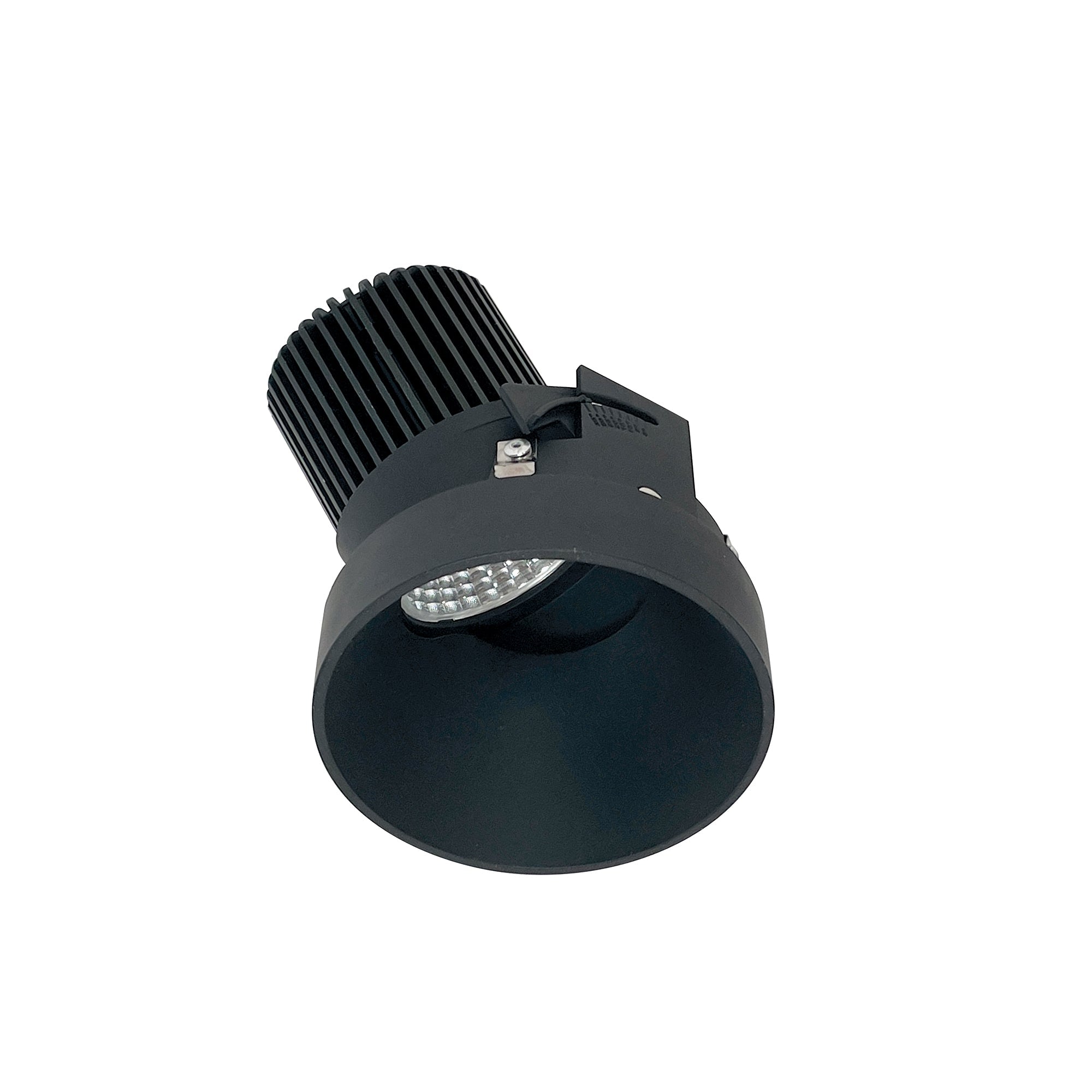 Nora Lighting NIO - 4RTSLA50XBB 4" Iolite LED Round Trimless Adjustable Slot, 800lm / 14W, 5000K - Black - Sonic Electric