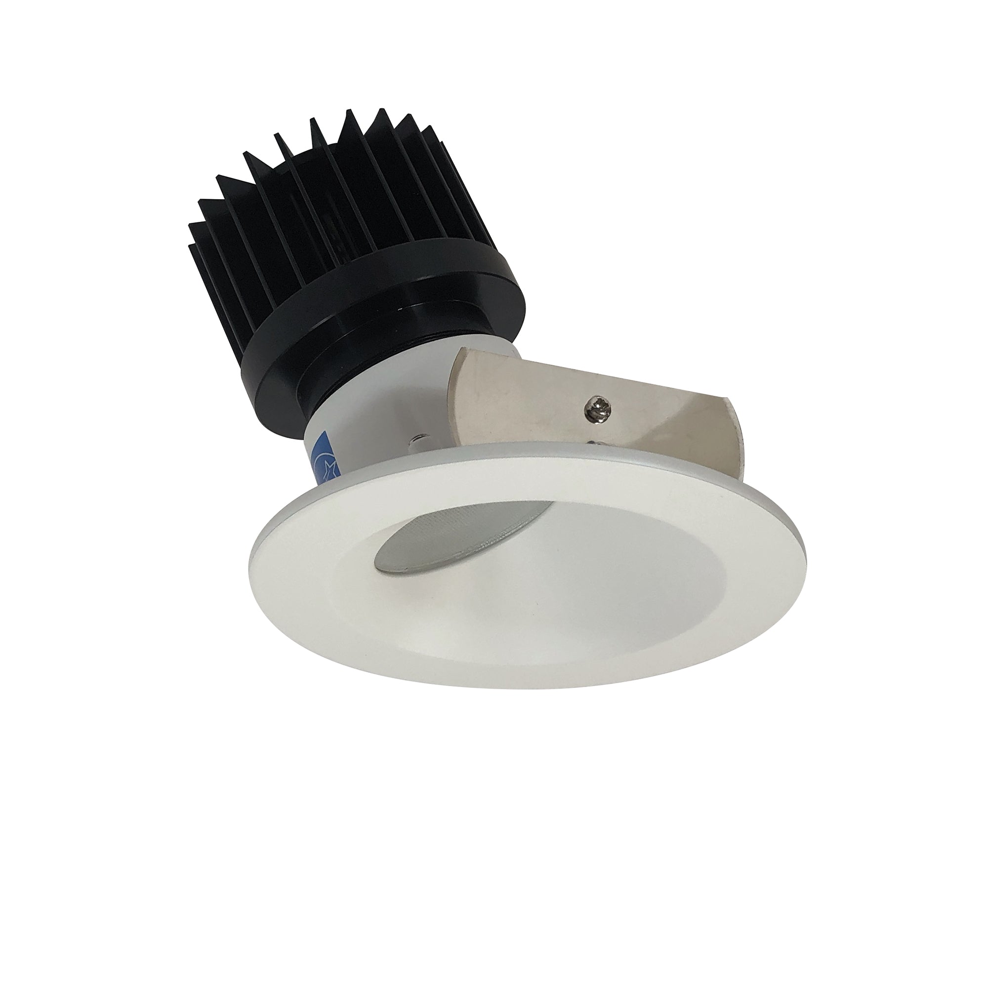 Nora Lighting NIO - 4RW35XMPW/HL 4" Iolite LED Round Wall Wash, 1500lm/2000lm (varies by housing), 3500K - Matte Powder White Reflector / Matte Powder White Flange - Sonic Electric