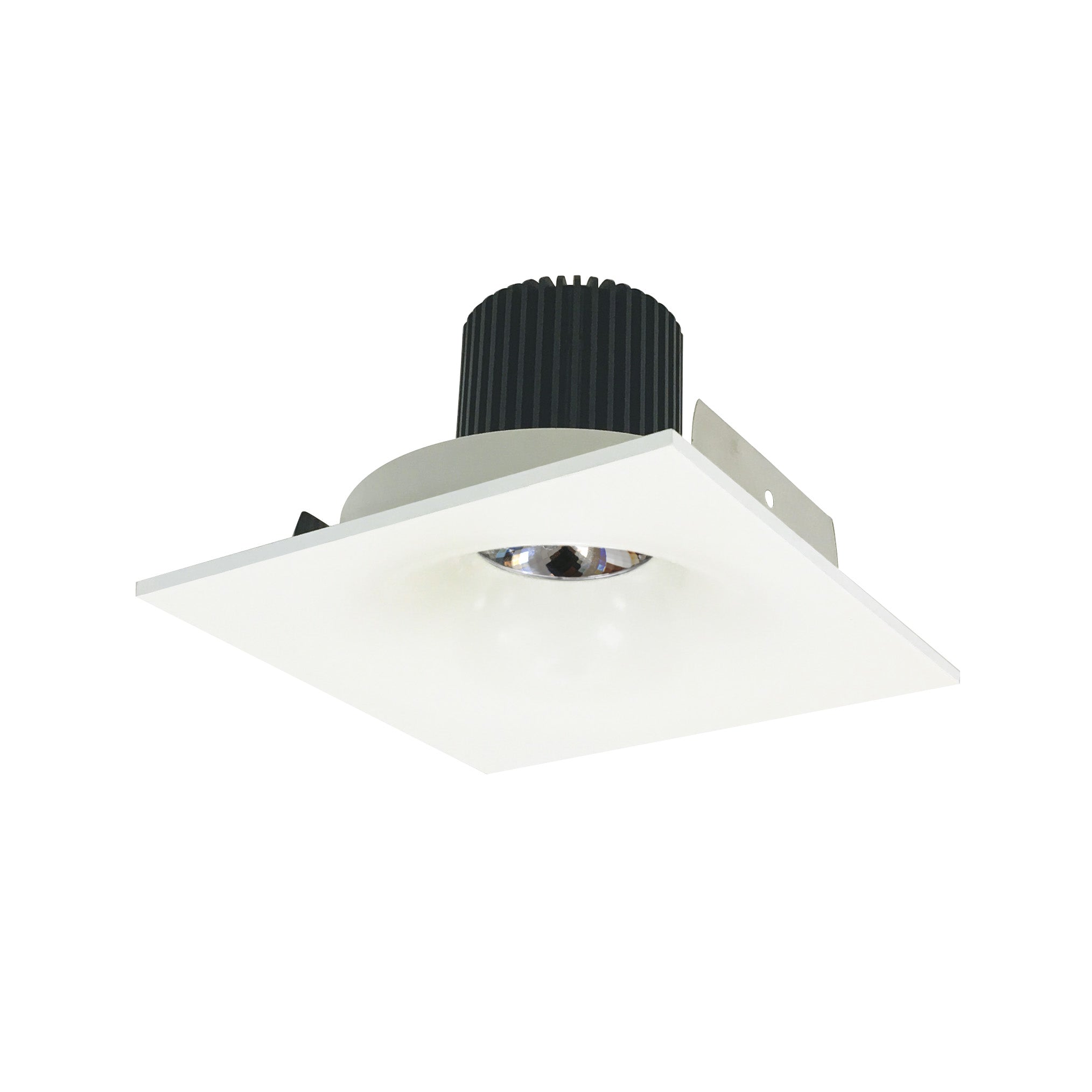 Nora Lighting NIO - 4SNB40QWW 4" Iolite LED Square Bullnose, 10 - Degree Optic, 800lm / 12W, 4000K - White - Sonic Electric