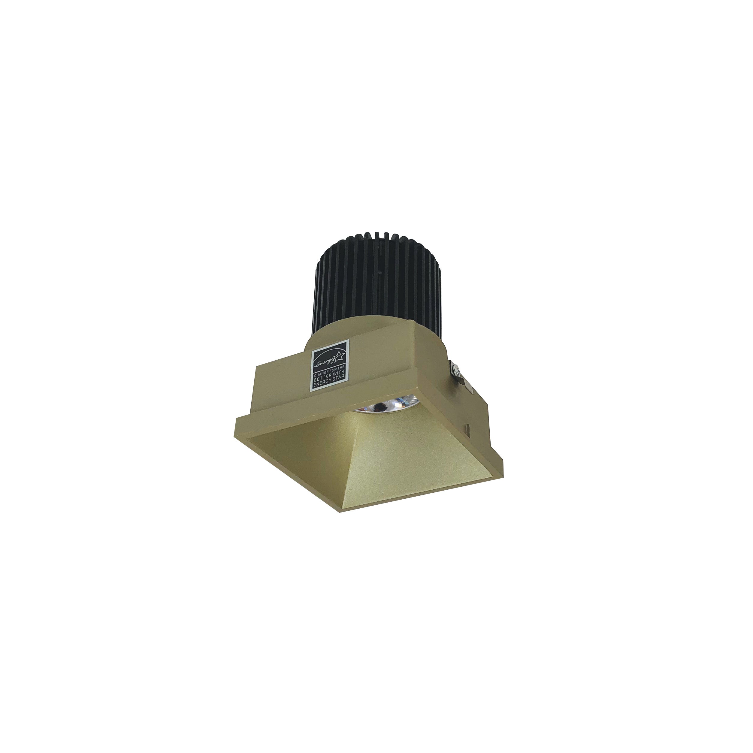 Nora Lighting NIO - 4STLNDC27QCH 4" Iolite LED Square Trimless Downlight, 10 - Degree Optic, 800lm / 12W, 2700K - Champagne Haze - Sonic Electric