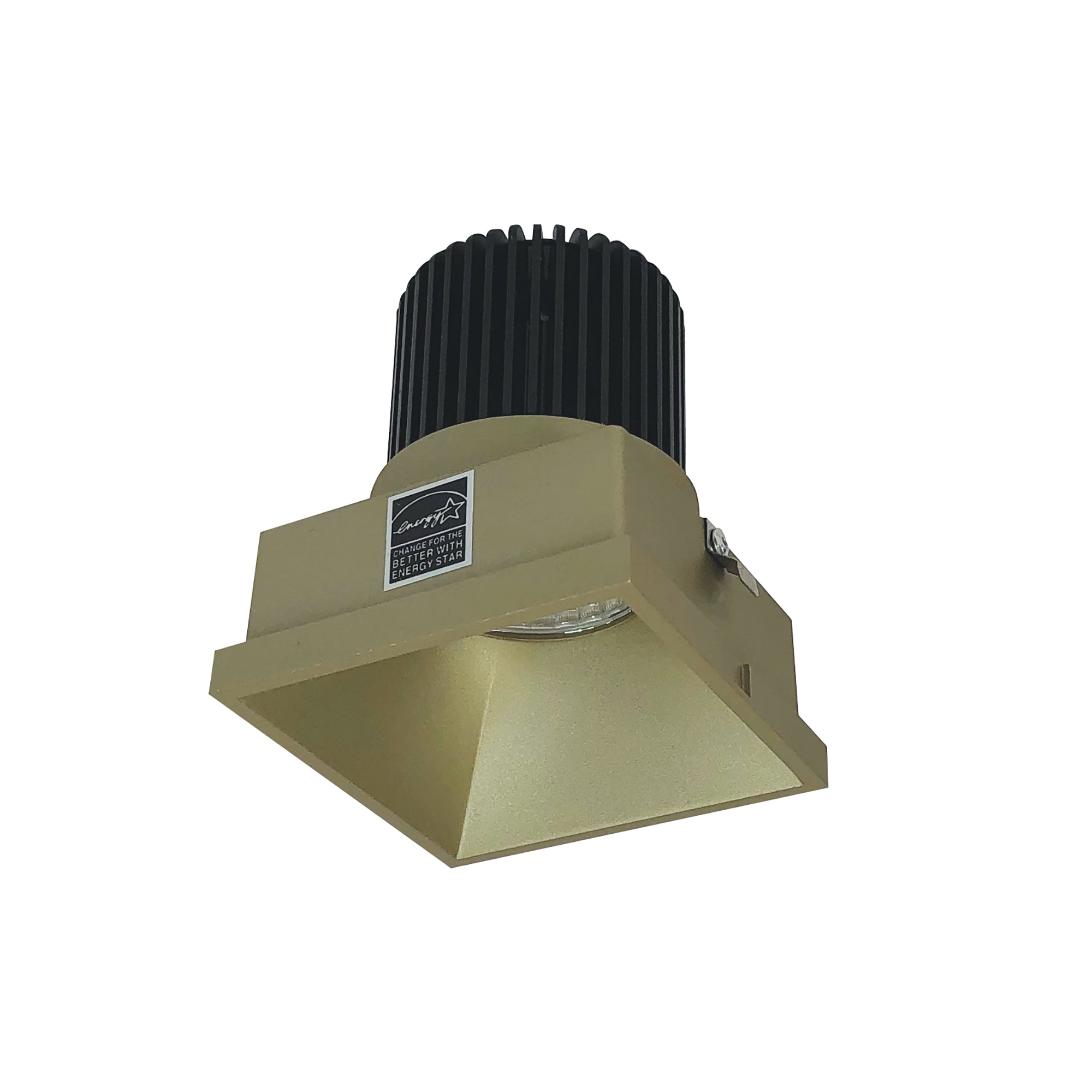 Nora Lighting NIO - 4STLNDC50XCH 4" Iolite LED Square Trimless Downlight, 800lm / 14W, 5000K, Champagne Haze Finish - Sonic Electric