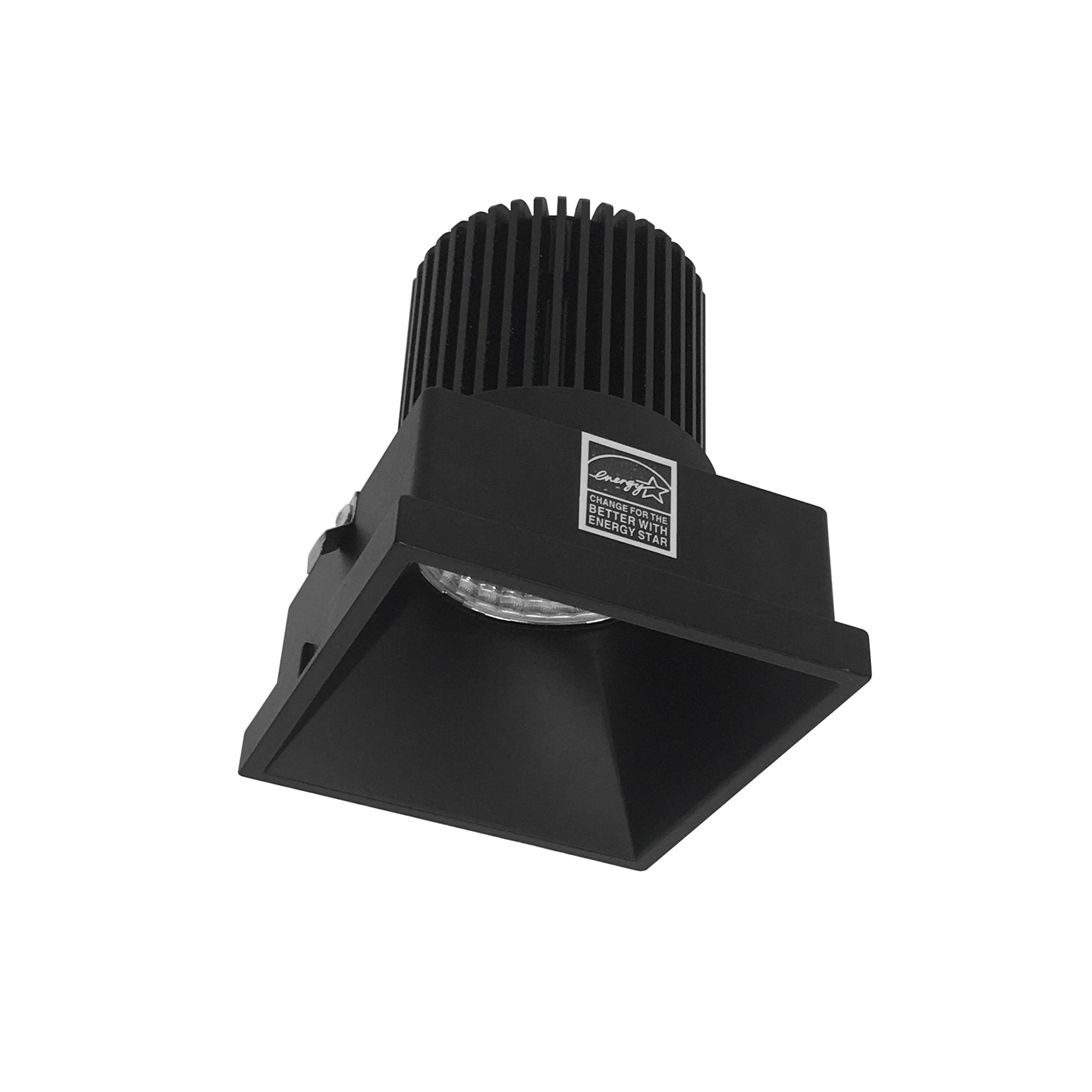 Nora Lighting NIO - 4STLNDCCDXBB 4" Iolite LED Square Trimless Downlight, 800lm / 14W, Comfort Dim, Black Finish - Sonic Electric