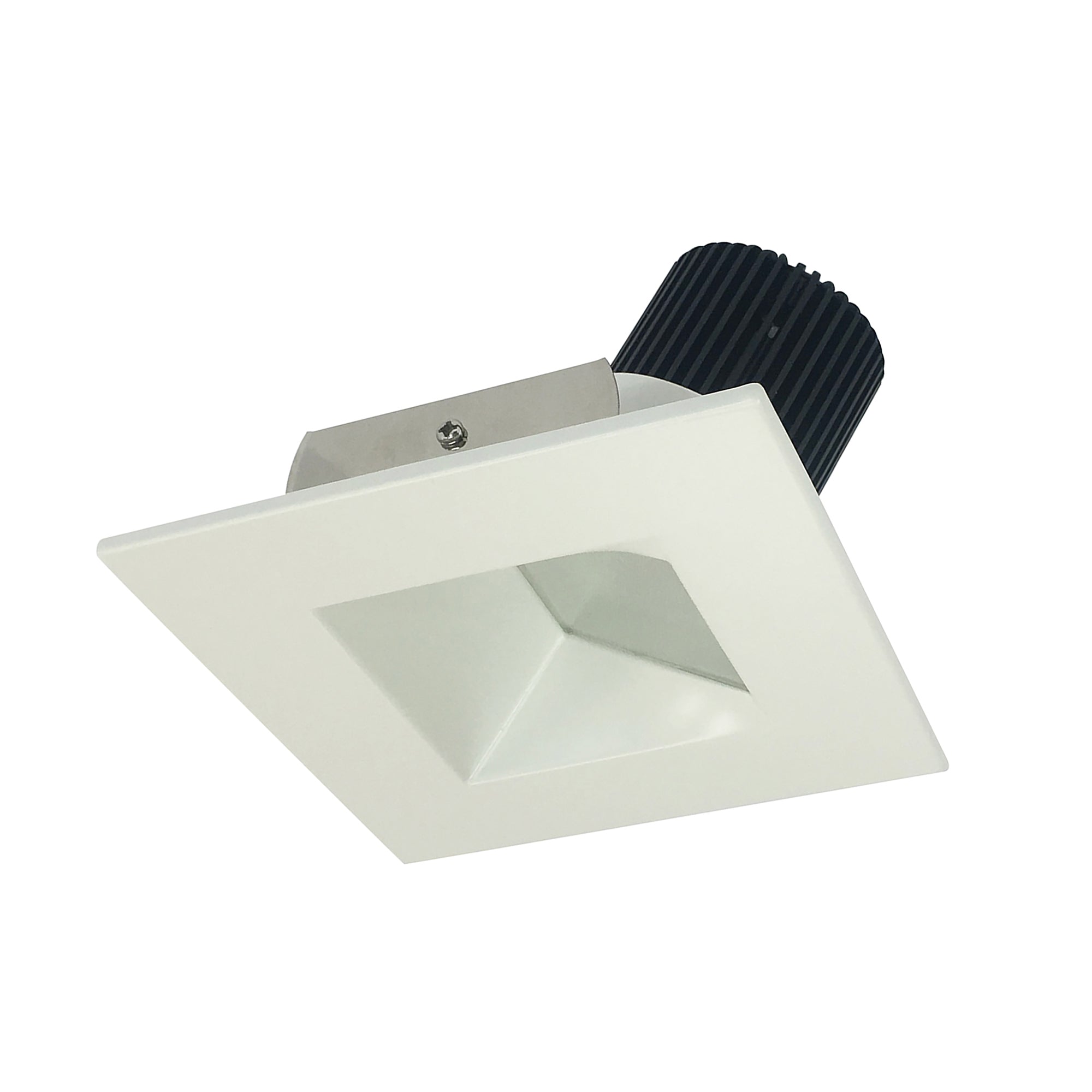 Nora Lighting NIO - 4SW27XWW/10 4" Iolite LED Square Wall Wash, 1000lm / 14W, 2700K, White Reflector / White Flange - Sonic Electric