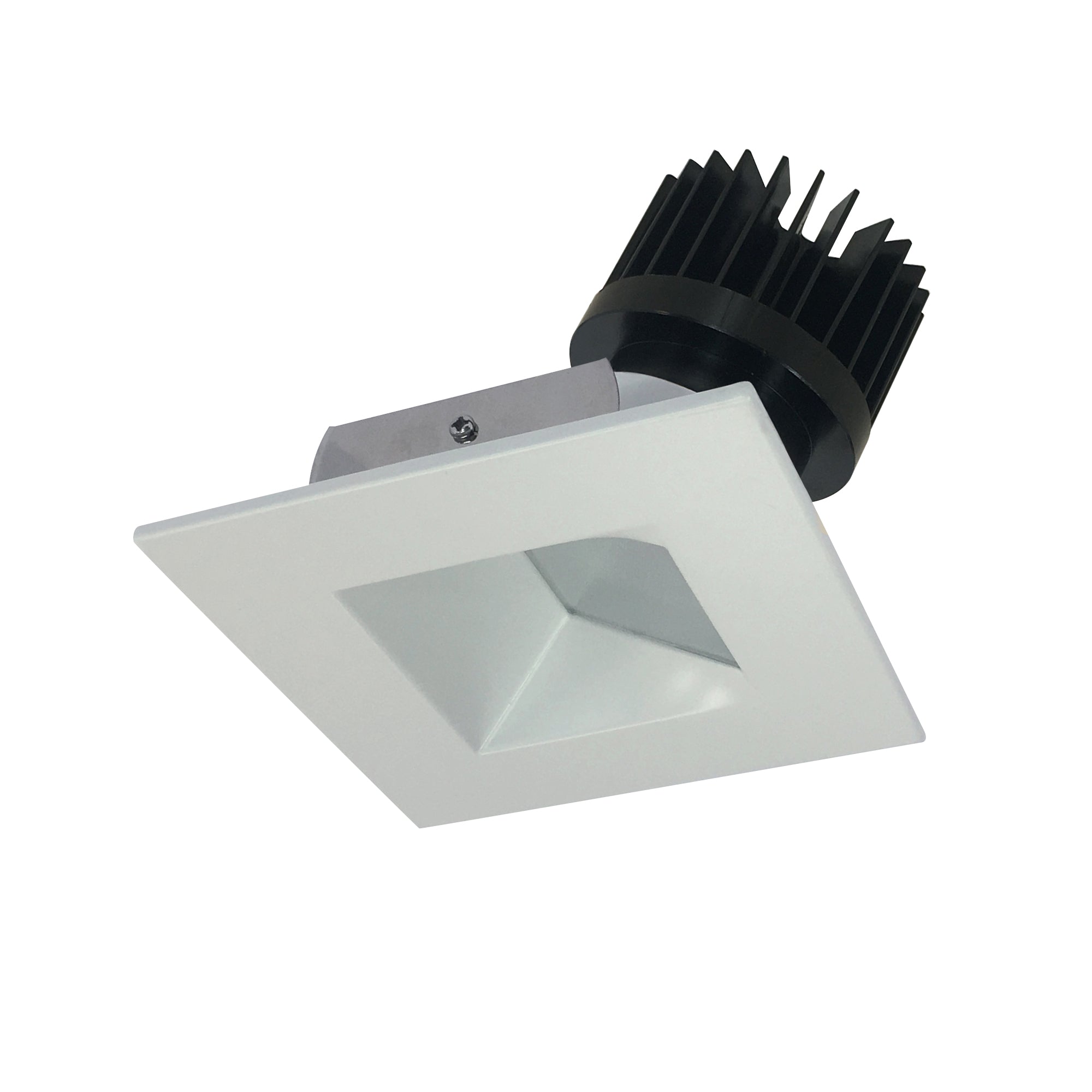 Nora Lighting NIO - 4SW35XWW/HL 4" Iolite LED Square Wall Wash, 1500lm/2000lm (varies by housing), 3500K, White Reflector / White Flange - Sonic Electric
