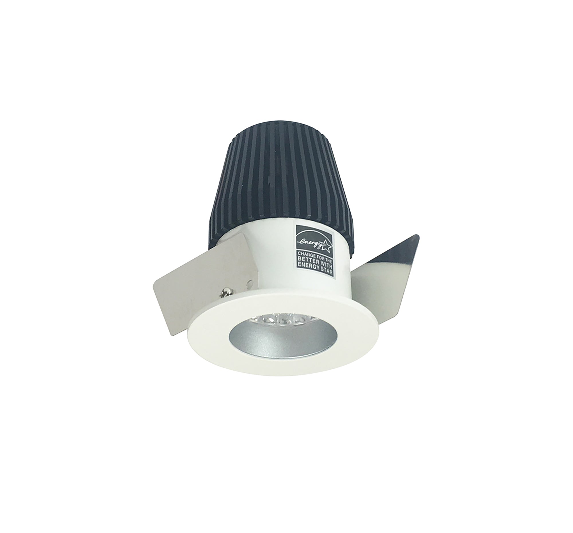 Nora Lighting NIOB - 1RNG30XHW 1" Iolite LED BWF Round Reflector, 600lm, 3000K, Haze Reflector / White Flange - Sonic Electric