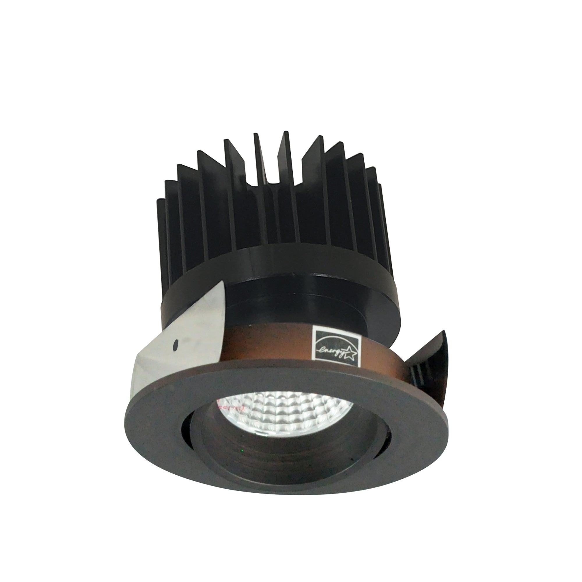 Nora Lighting NIOB - 2RCCDXBZ/HL 2" Iolite LED Round Adjustable Cone Reflector, 1500lm/2000lm/2500lm (varies by housing), Comfort Dim, Bronze Reflector / Bronze Flange - Sonic Electric