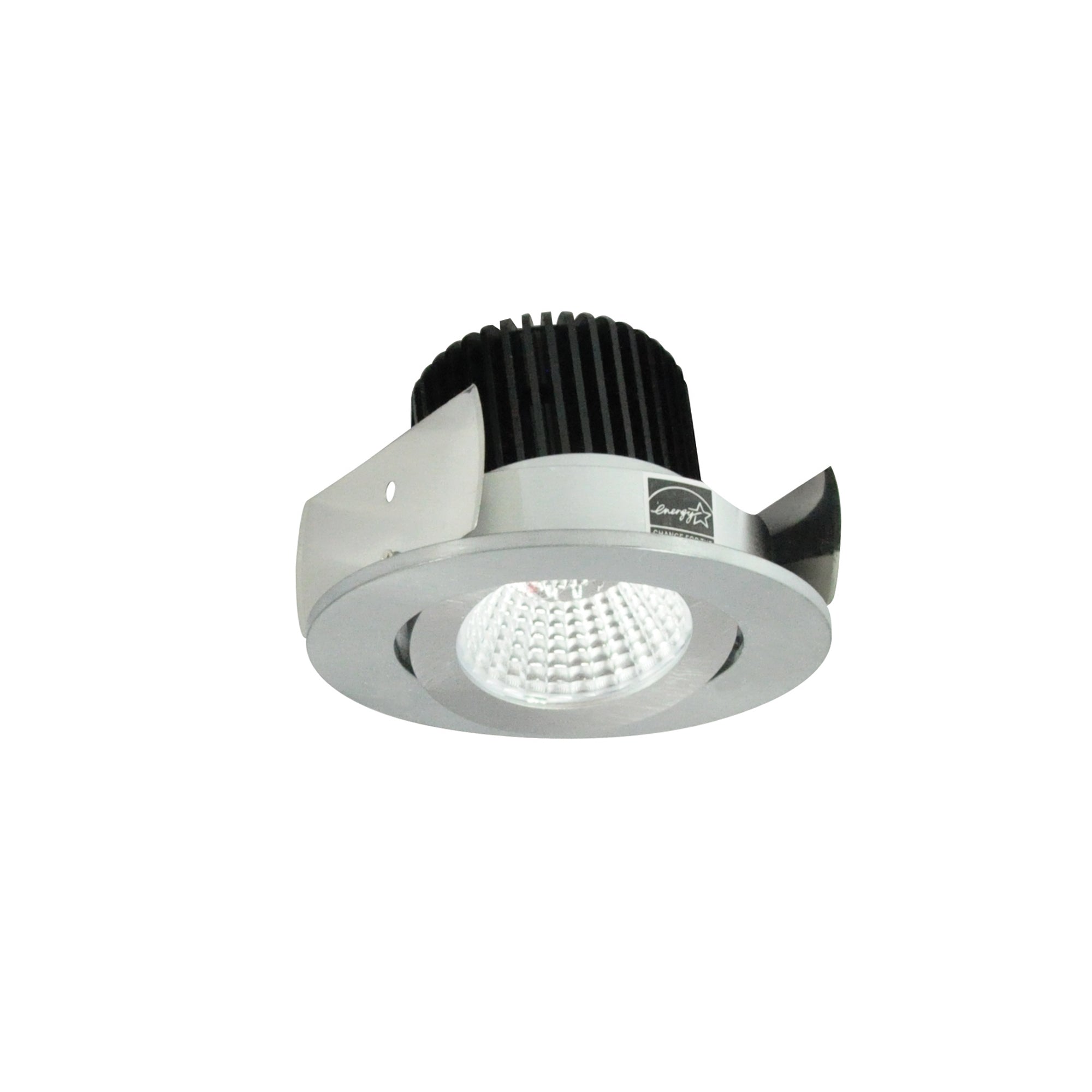 Nora Lighting NIOB - 2RG40XNN/10 2" Iolite LED Round Adjustable Gimbal, 1000lm / 14W, 4000K, Natural Metal Finish - Sonic Electric