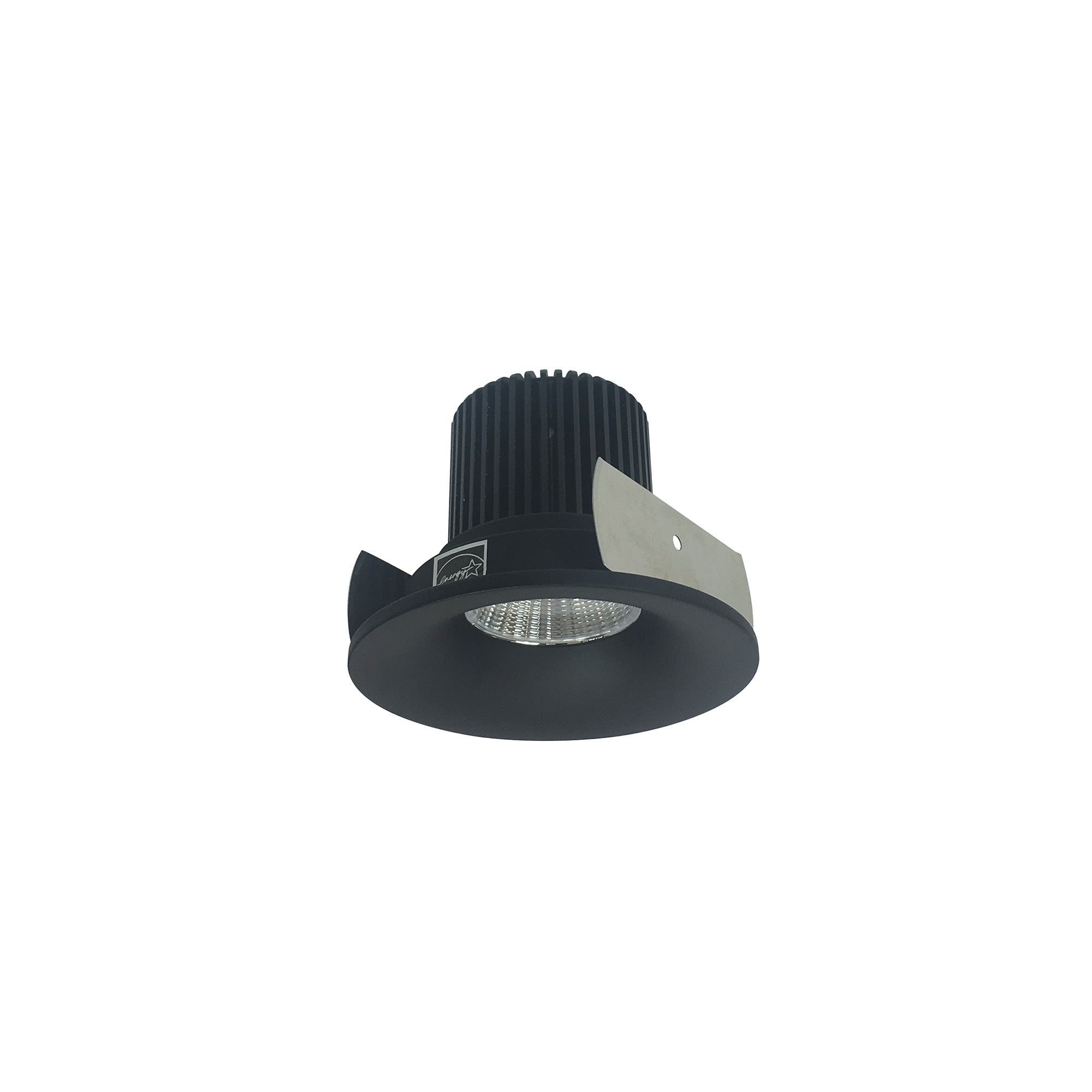 Nora Lighting NIOB - 2RNB50XBB 2" Iolite LED Round Bullnose, 800lm / 14W, 5000K, Black Finish - Sonic Electric