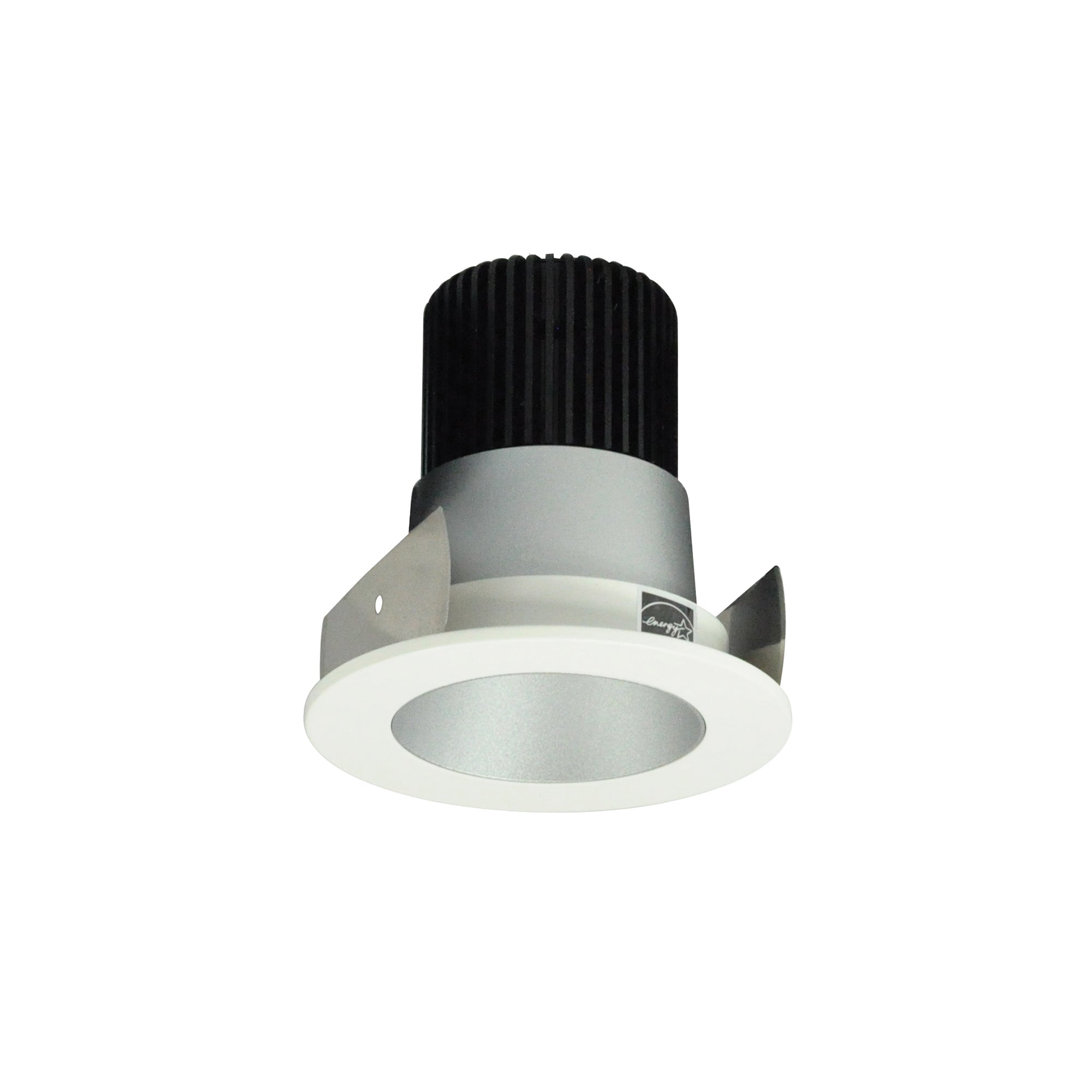 Nora Lighting NIOB - 2RNDC27XHW/10 2" Iolite LED Round Reflector, 1000lm / 14W, 2700K, Haze Reflector / White Flange - Sonic Electric