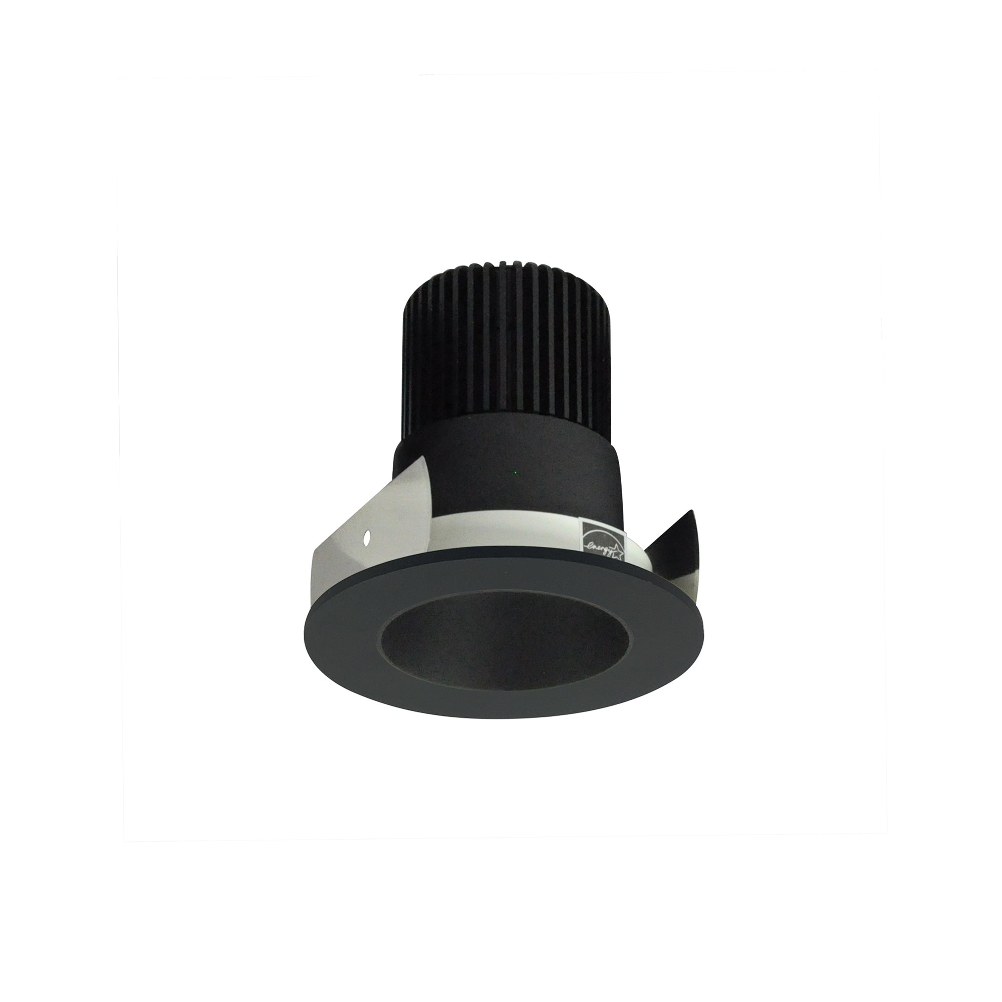 Nora Lighting NIOB - 2RNDC30XBB/10 2" Iolite LED Round Reflector, 1000lm / 14W, 3000K, Black Reflector / Black Flange - Sonic Electric
