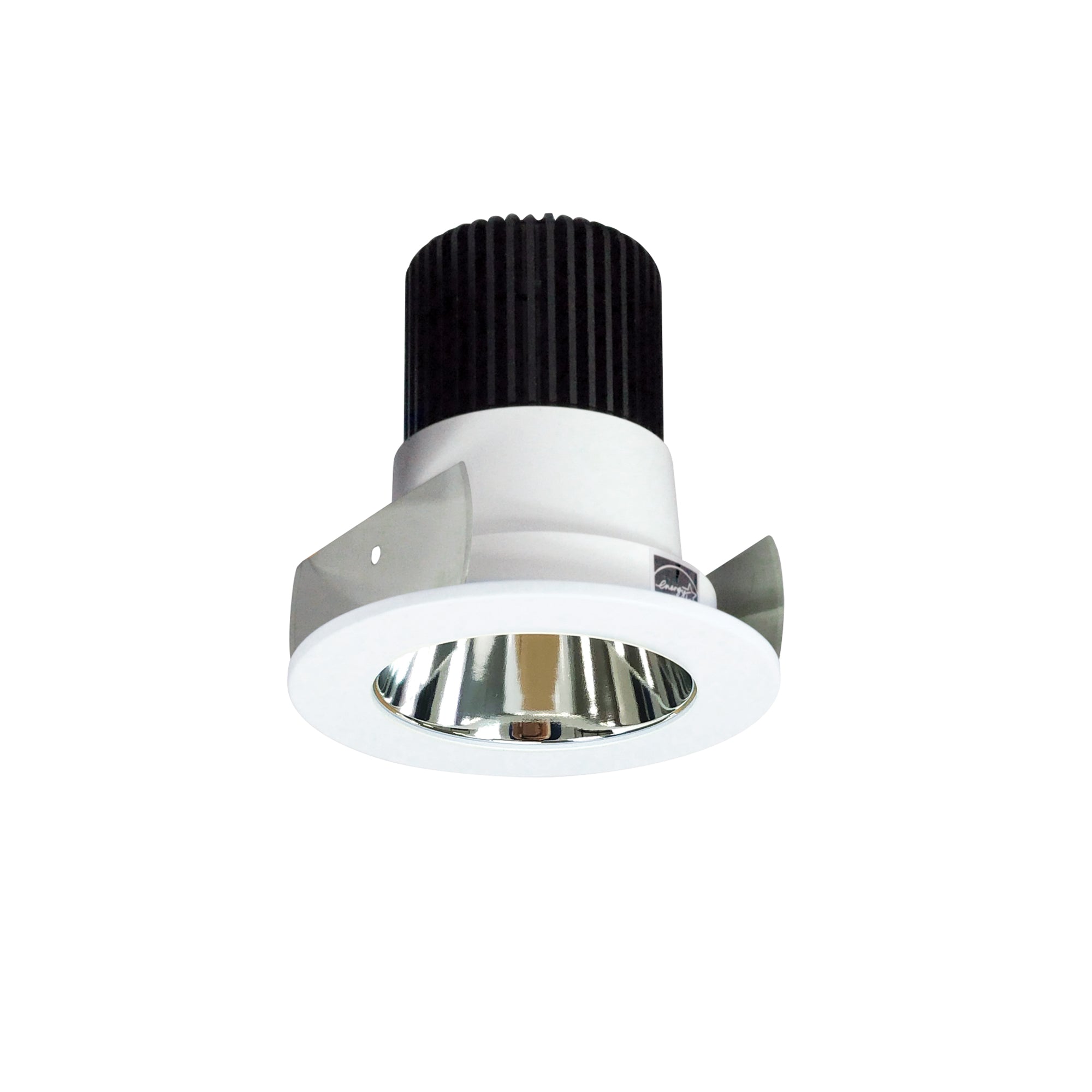 Nora Lighting NIOB - 2RNDC30XCMPW/10 2" Iolite LED Round Reflector, 1000lm / 14W, 3000K, Specular Clear Reflector / Matte Powder White Flange - Sonic Electric