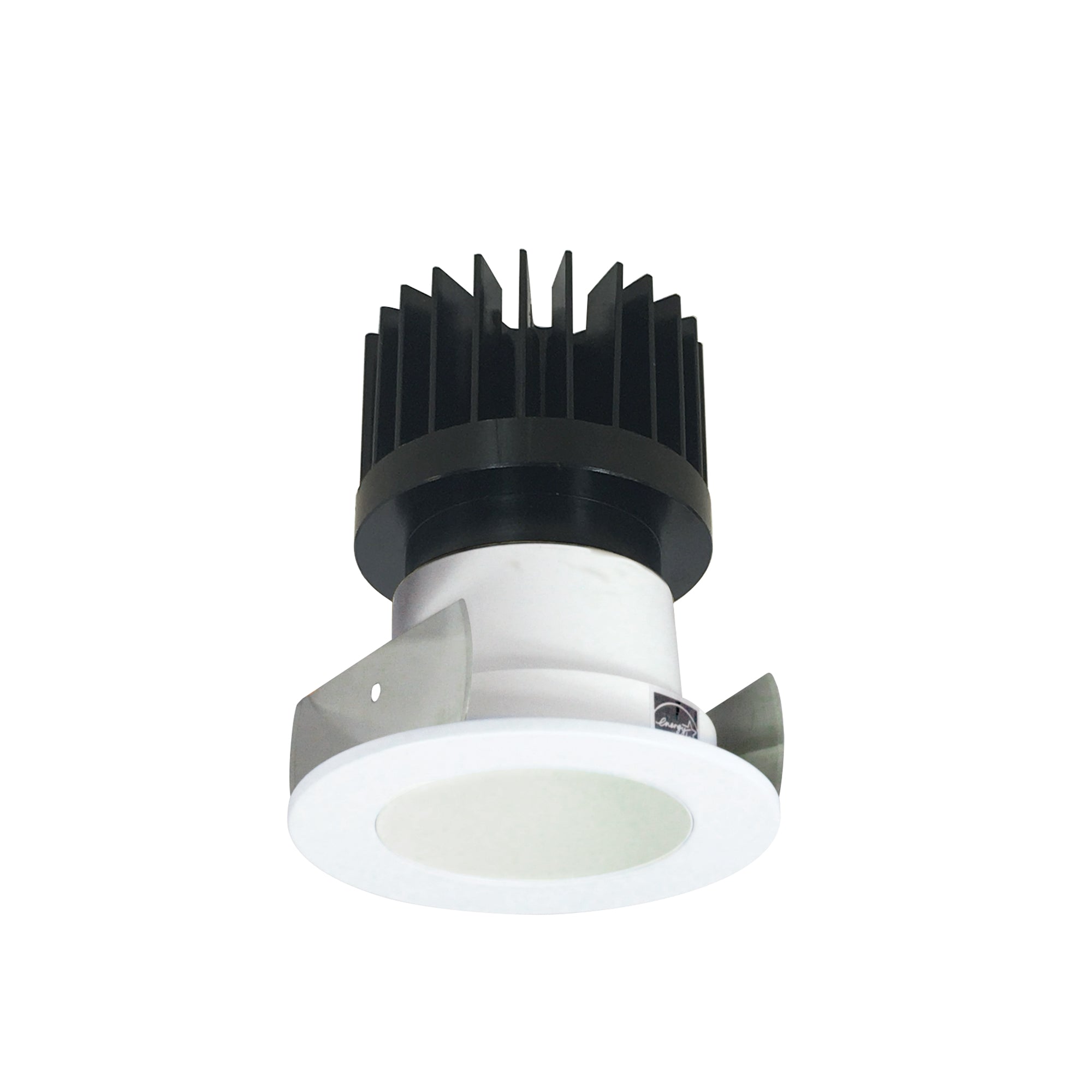 Nora Lighting NIOB - 2RNDCCDXMPW/HL 2" Iolite LED Round Reflector, 1500lm/2000lm/2500lm (varies by housing), Comfort Dim, Matte Powder White Reflector / Matte Powder White Flange - Sonic Electric