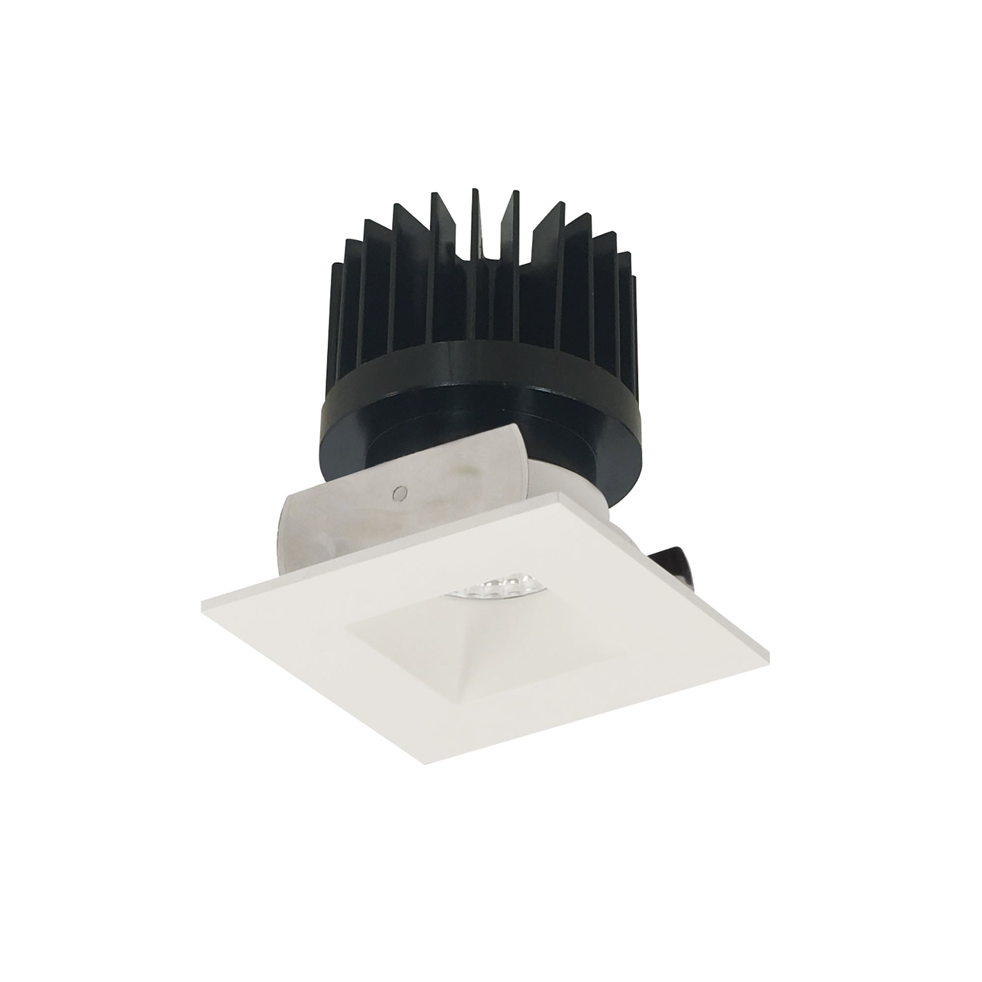 Nora Lighting NIOB - 2SNDSQ35XMPW/HL 2" Iolite LED Square Reflector with Square Aperture, 1500lm/2000lm/2500lm (varies by housing), 3500K, Matte Powder White Reflector / Matte Powder White Flange - Sonic Electric