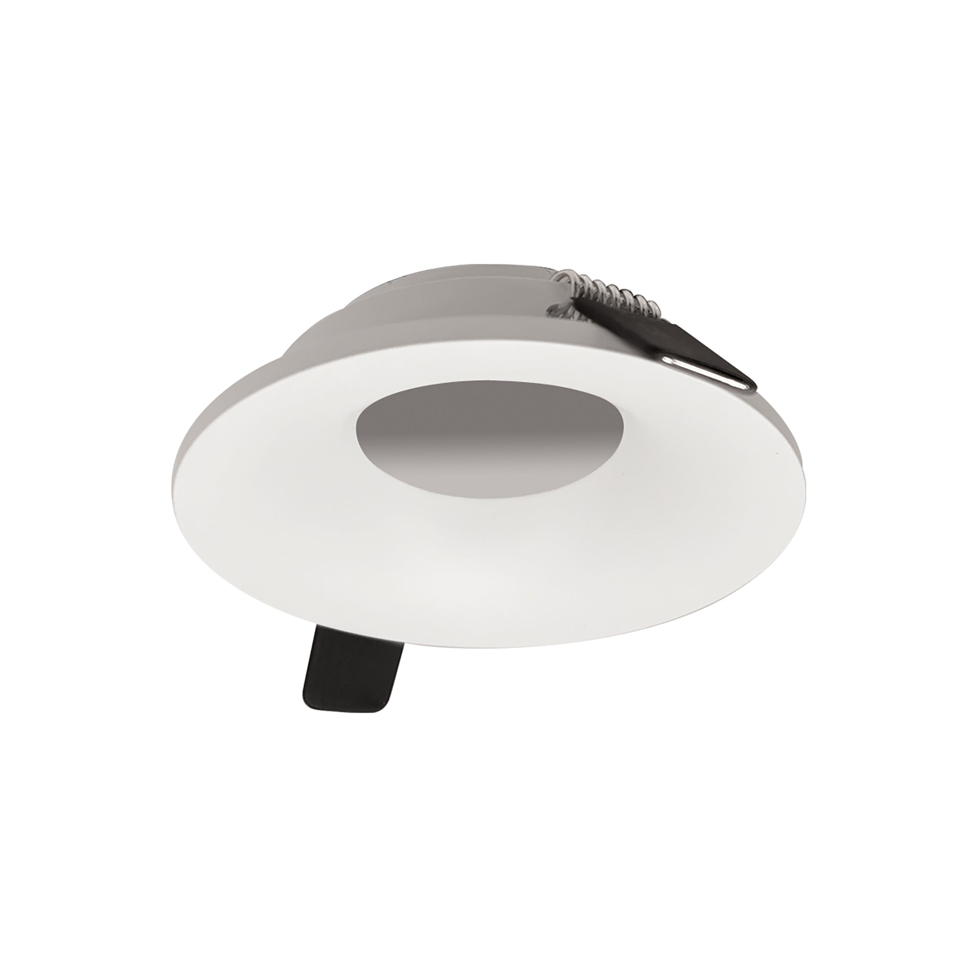 Nora Lighting NIOC - 2RNBWW 2" Iolite Can - less Round Bullnose Trim, White finish - Sonic Electric