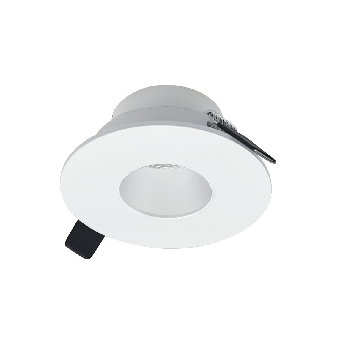 Nora Lighting NIOC - 2RPHMPW 2" Iolite Can - less Round Pinhole Trim, Matte Powder White finish - Sonic Electric