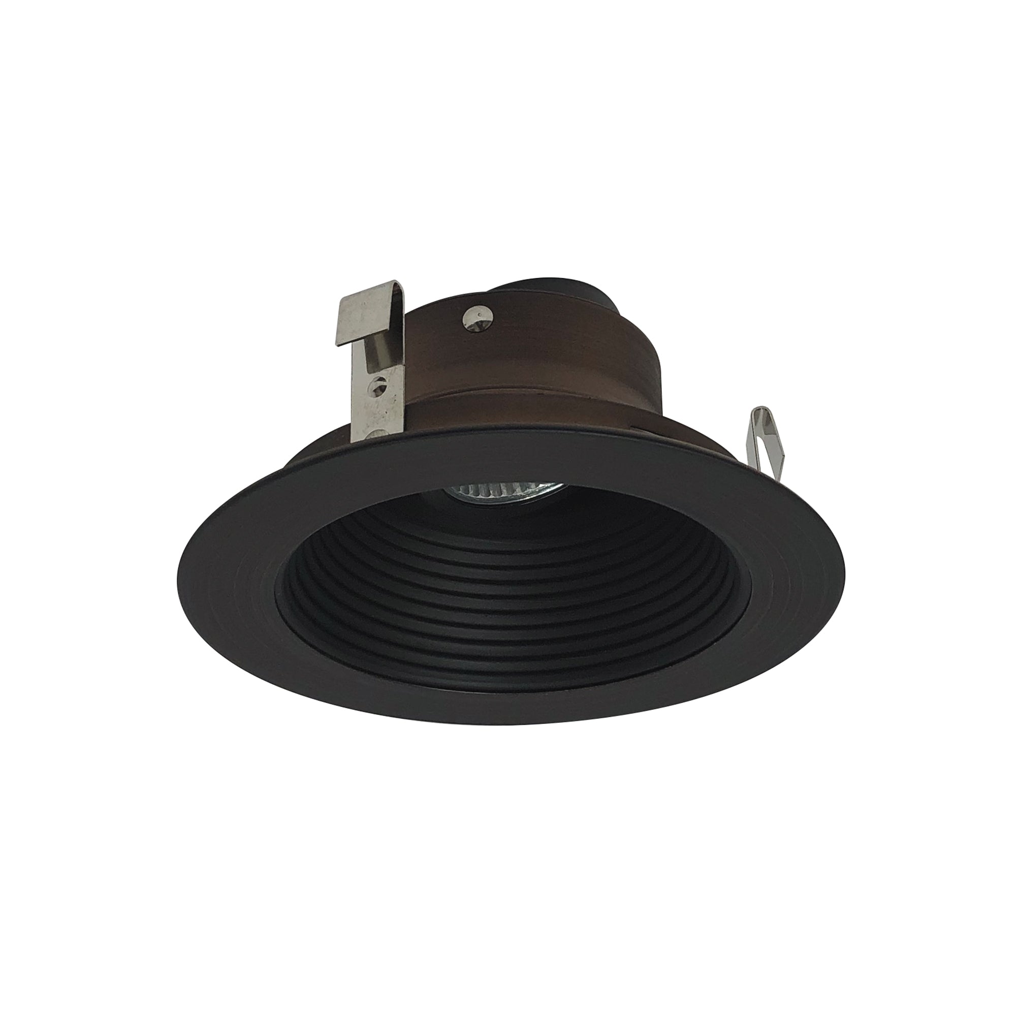Nora Lighting NL - 410BZ 4",LV,STEPPED BAFFLE,BRONZE - Sonic Electric