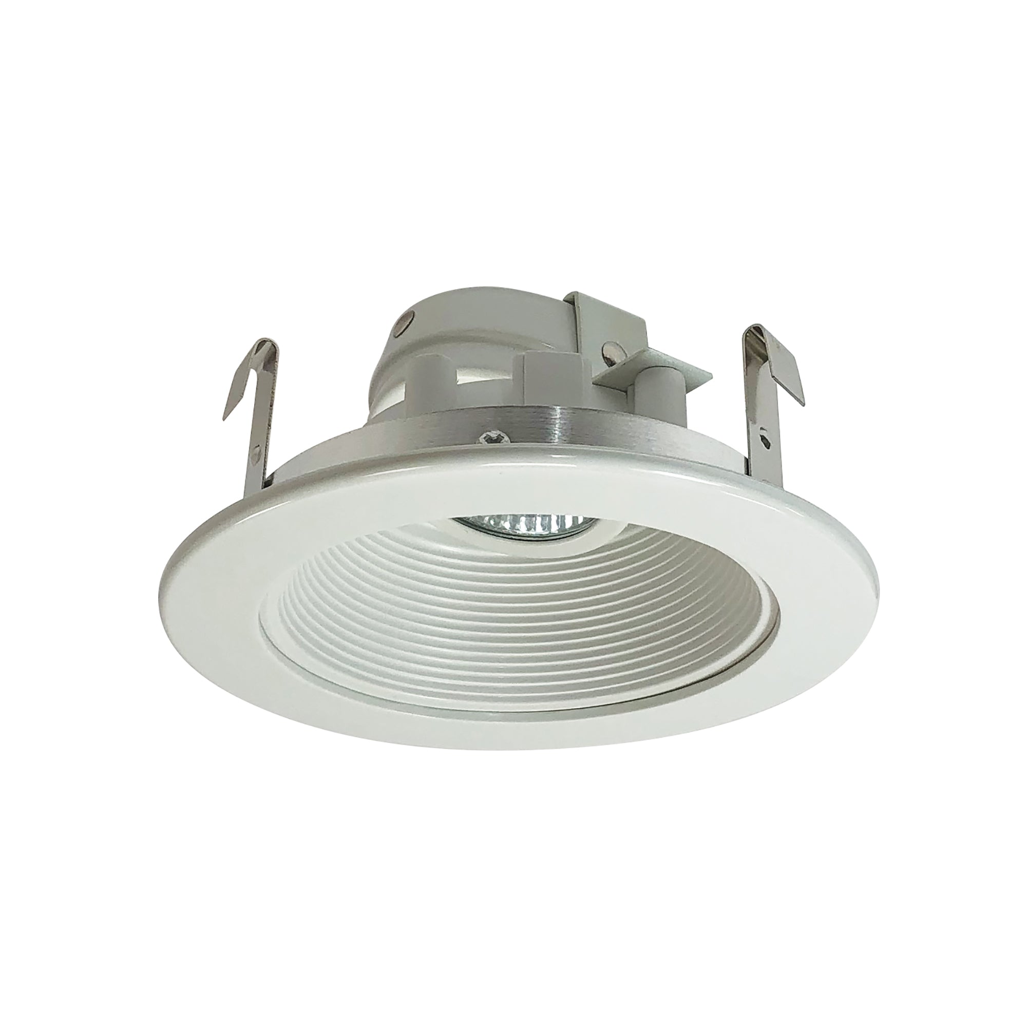 Nora Lighting NL - 410P 4",LV PHENOLIC STEPP BAF,WHITE - Sonic Electric